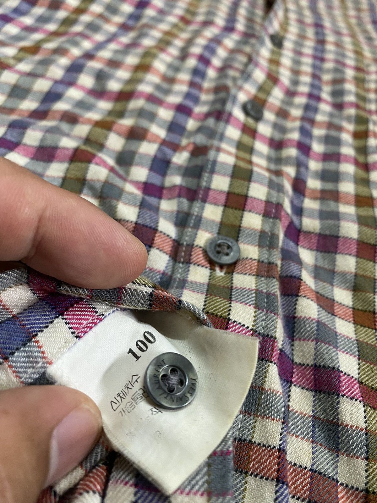 Flannel × Yves Saint Laurent Yves Saint Laurent Flannel Size US L / EU 52-54 / 3 - 8 Thumbnail