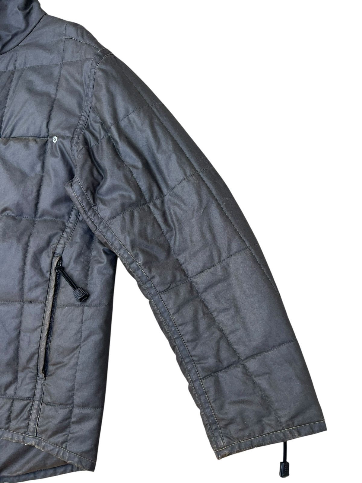 Levi's 2001 Levi’s Engineered Distress Fade Waxed Puffer Jacket Size US L / EU 52-54 / 3 - 11 Thumbnail
