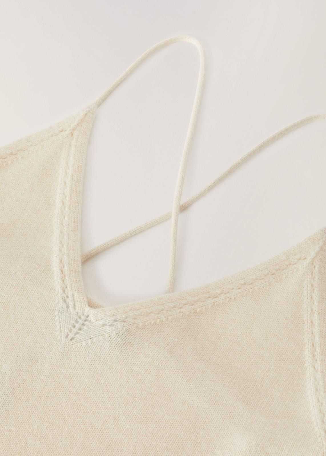 Loro Piana o1srvl11e1024 Cocooning Cashmere Midi Dress in Off White Size S / US 4 / IT 40 - 6 Thumbnail