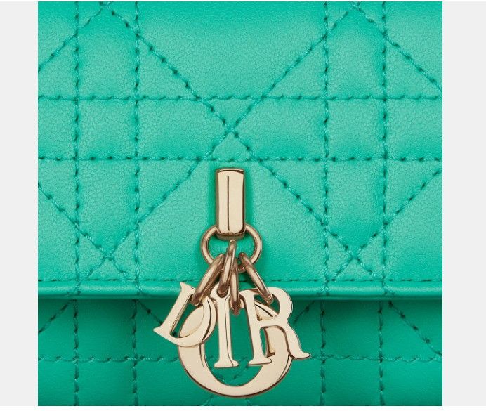 Dior o1w1db10325 Size: OS / S0966ON Glycine Wallet in Aquamarina Size ONE SIZE - 5 Thumbnail