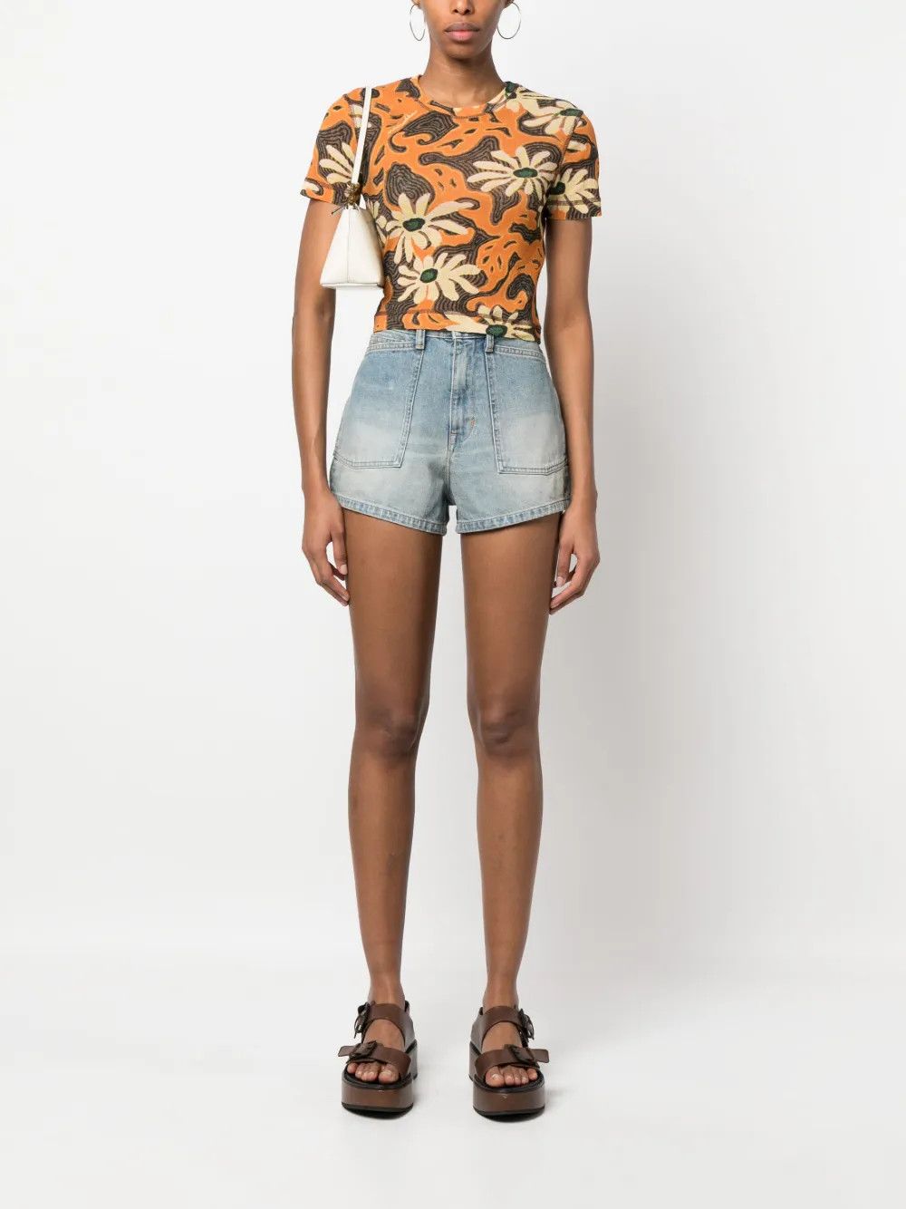 Kenzo o1y1025 Denim Short in Blue Size 26" / US 2 / IT 38 - 4 Thumbnail