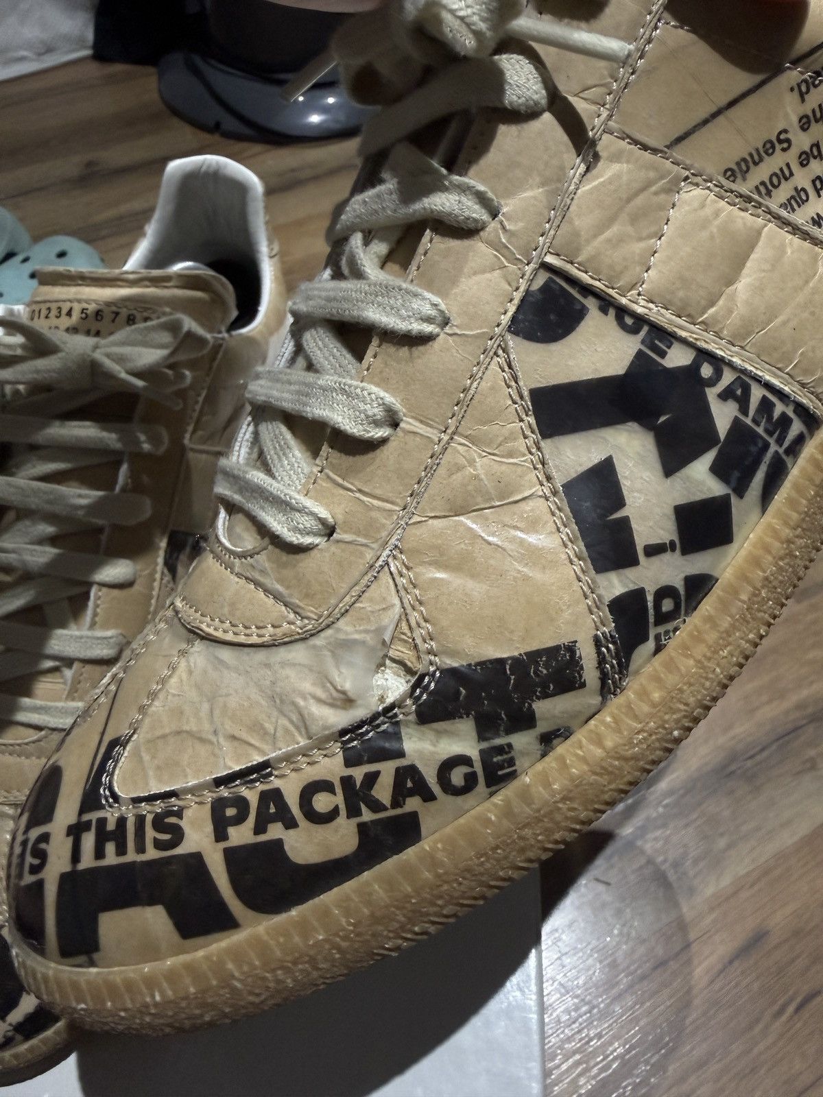 Maison Margiela Maison Margiela Natural Taped Gats Size US 11 / EU 44 - 5 Thumbnail