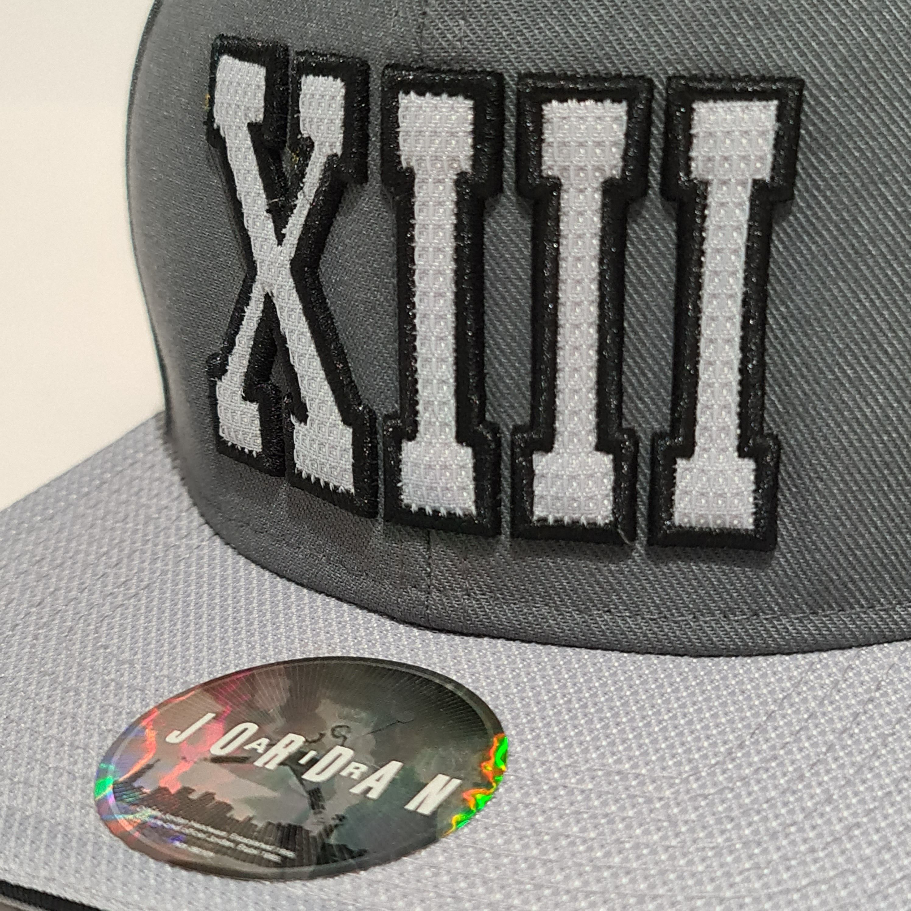 Jordan Brand Jordan Cap Snapback 'Air Jordan XIII' Grey Size ONE SIZE - 6 Thumbnail