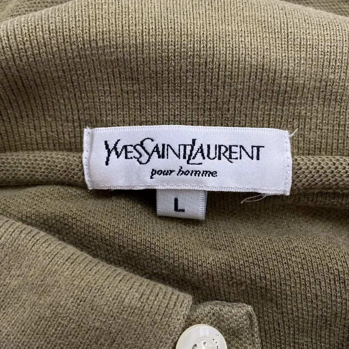 Yves Saint Laurent Vintage YVES SAINT LAURENT PARIS YSL Polo Tee Shirt Pour Size US L / EU 52-54 / 3 - 4 Thumbnail