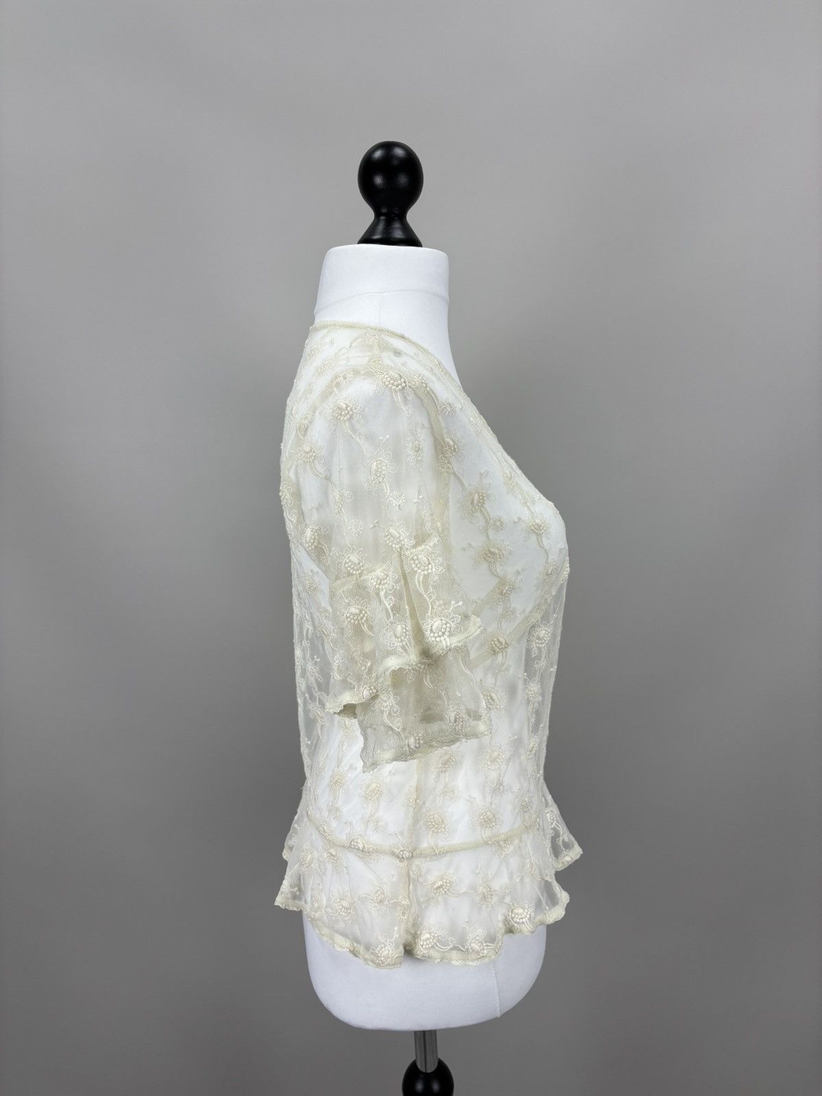 Allsaints Womens blouse AllSaints Size 38 Color Beige Size XS / US 0-2 / IT 36-38 - 5 Thumbnail