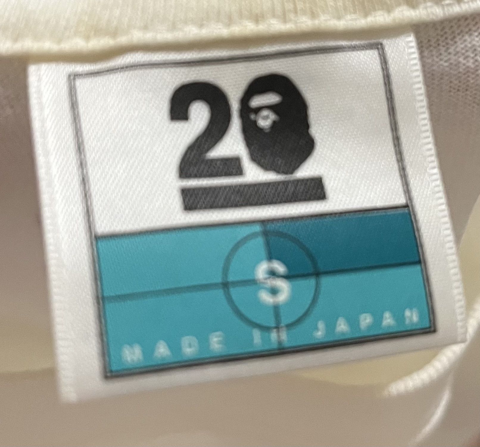 Bape Bape camo anniversary tee shirt Size US S / EU 44-46 / 1 - 4 Thumbnail