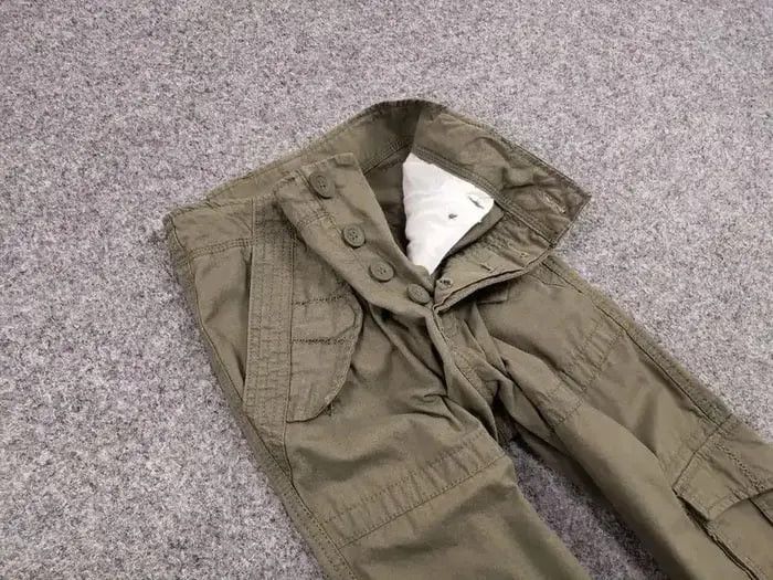 Japanese Brand Vintage 90's Japanese Bondage Military Olive Cargo Pants Size US 34 / EU 50 - 8 Thumbnail