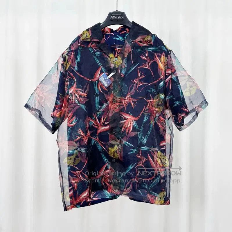 Louis Vuitton Louis Vuitton Summer Floral Logo Short Sleeve Shirt . Size US S / EU 44-46 / 1 - 1 Thumbnail