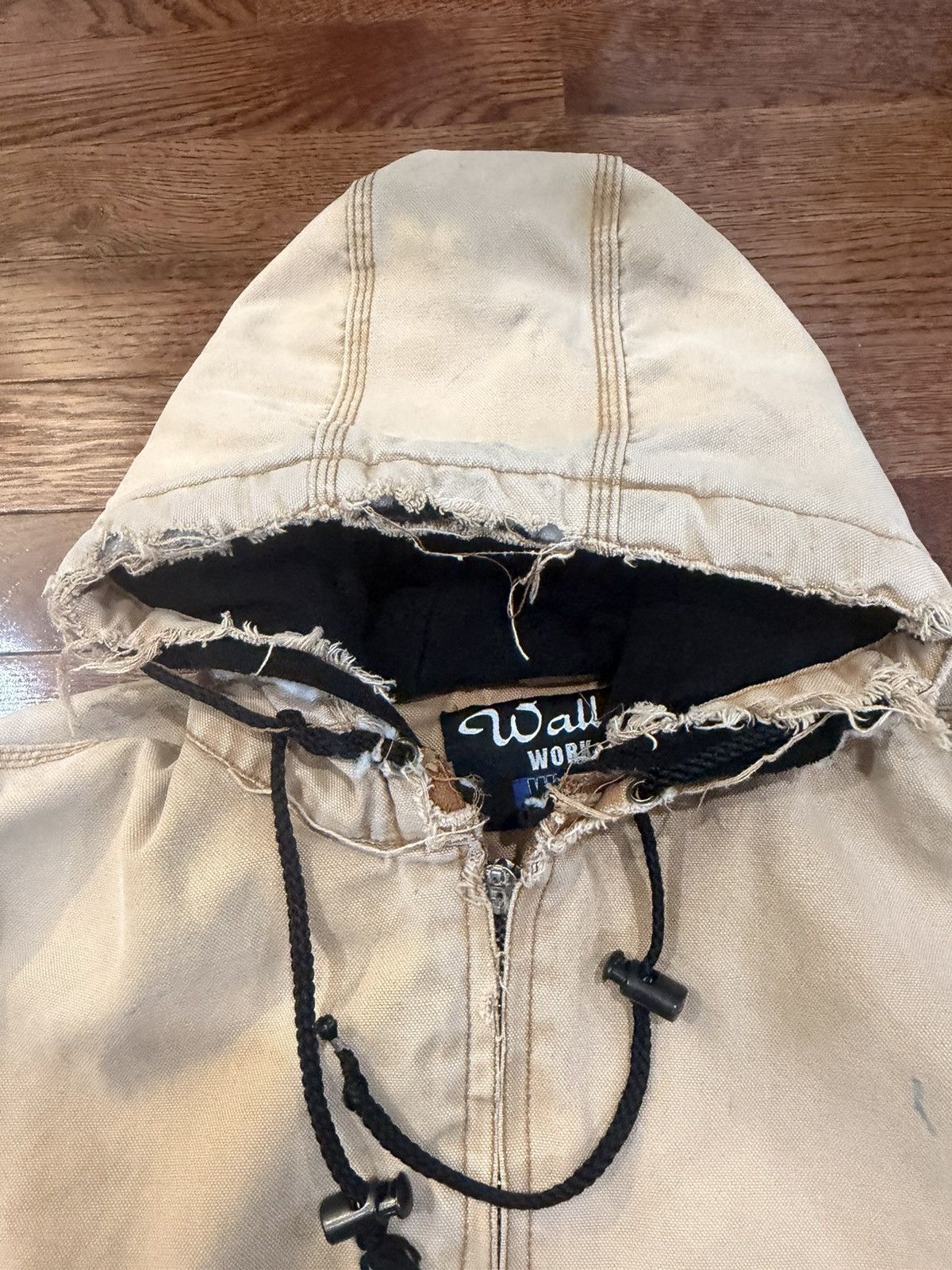 Walls Distressed Walls L Zip-Up Duck Canvas Work Jacket Beige Size US L / EU 52-54 / 3 - 4 Thumbnail