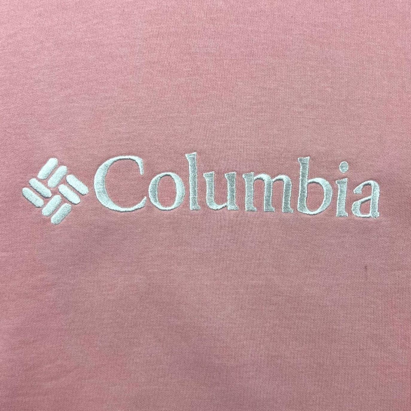 Vintage **Columbia Sportswear Embroidered Logo Spellout Pink Hoodie Men's Small** User: Columbia Sportswear Embroidered Logo Spellout Pink Hoodie Small Men's Size US S / EU 44-46 / 1 - 3 Thumbnail