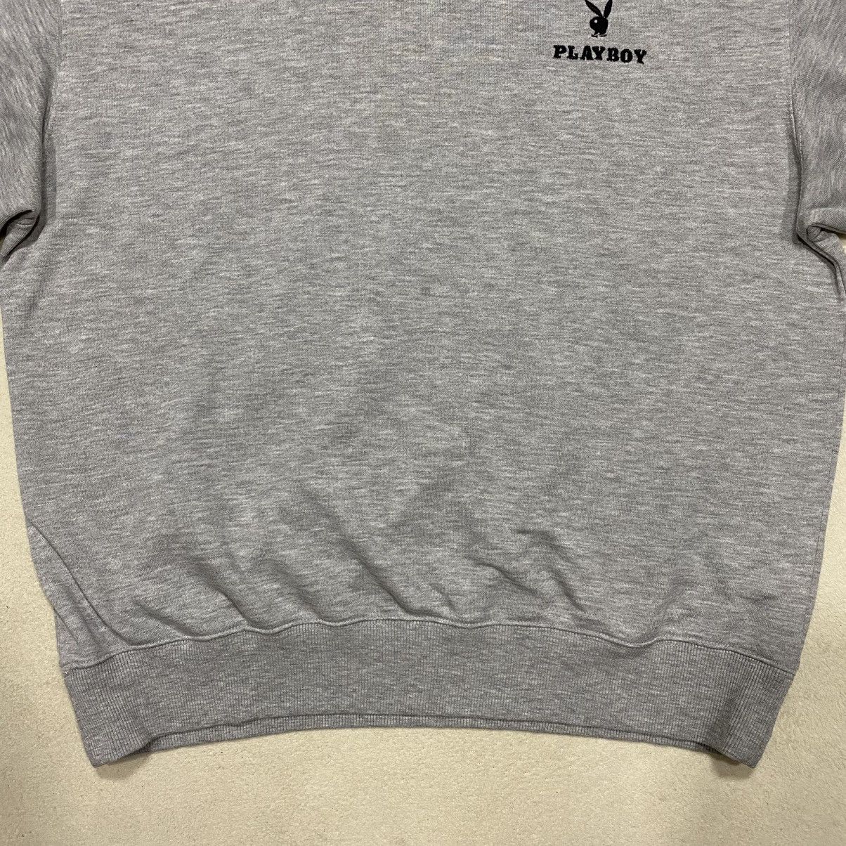 Playboy × Vintage Vintage Y2K Distressed PLAYBOY Big Logo Sweatshirt Size US M / EU 48-50 / 2 - 3 Thumbnail