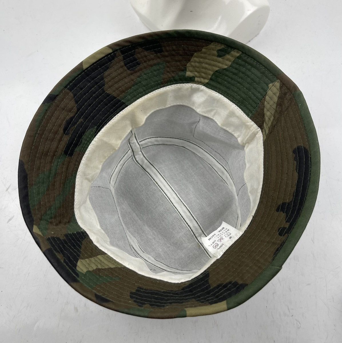Japanese Brand × Vintage vintage camo bucket hat tc40 Size ONE SIZE - 6 Thumbnail