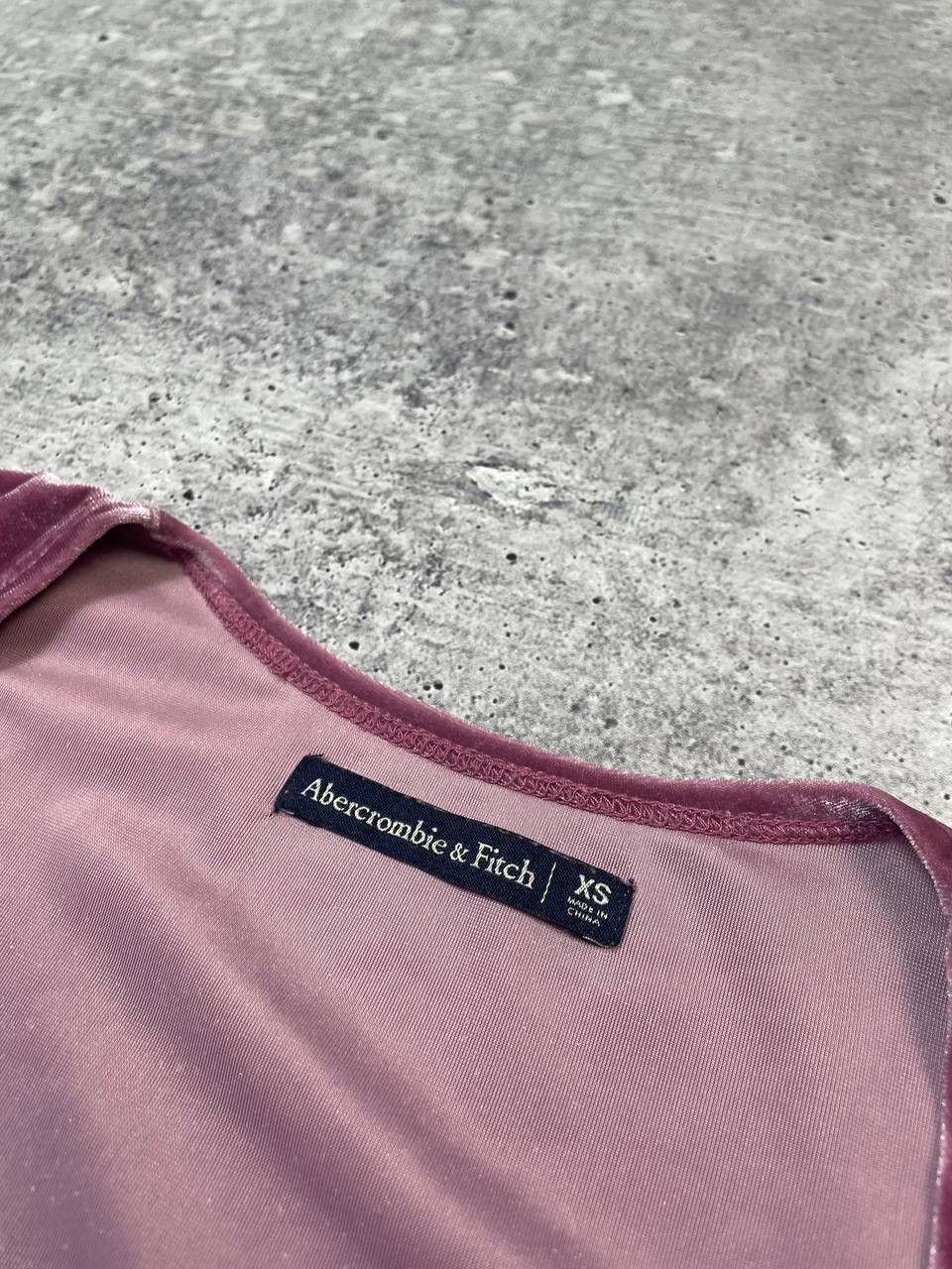 Abercrombie & Fitch Vintage Abercrombie And Fitch Velour Babydoll Top Y2K Size XS / US 0-2 / IT 36-38 - 6 Thumbnail