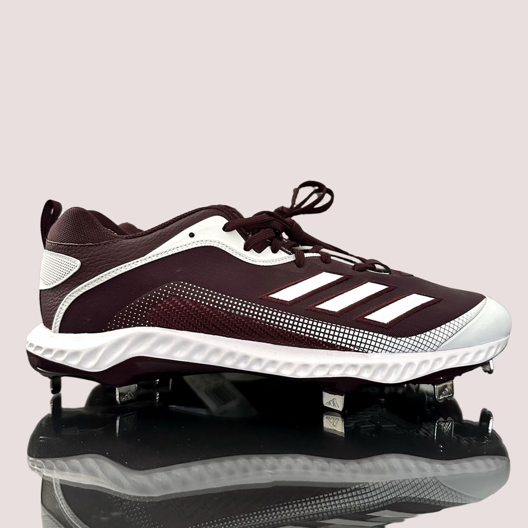 Adidas Adidas Icon 6 GX5835 Basketball Cleats Mens 14 Maroon White FV9351 Size US 14 / EU 47 - 1 Thumbnail