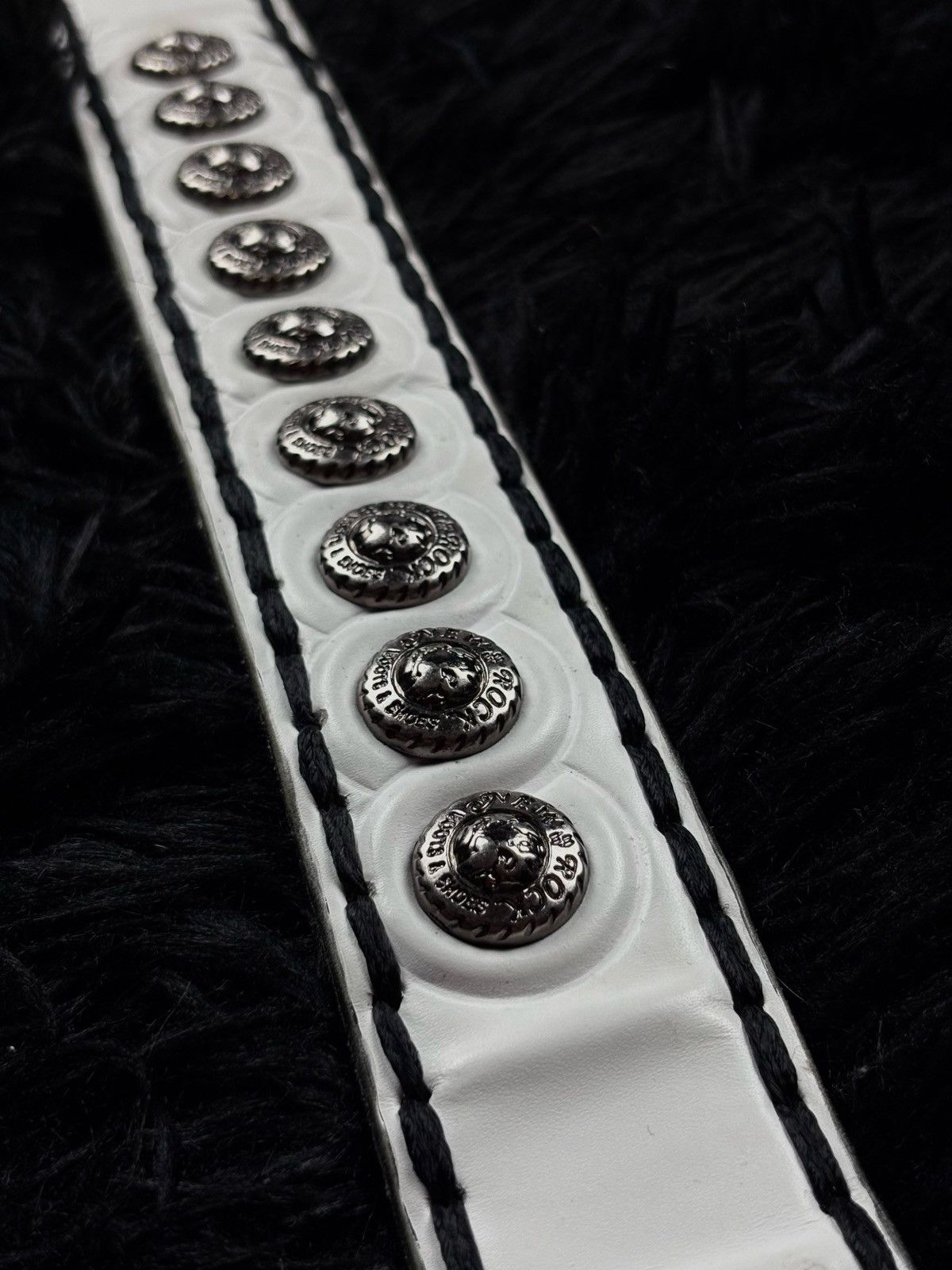 New Rock Rare New Rock Avant Garde Archive Leather Belt Size ONE SIZE - 6 Thumbnail
