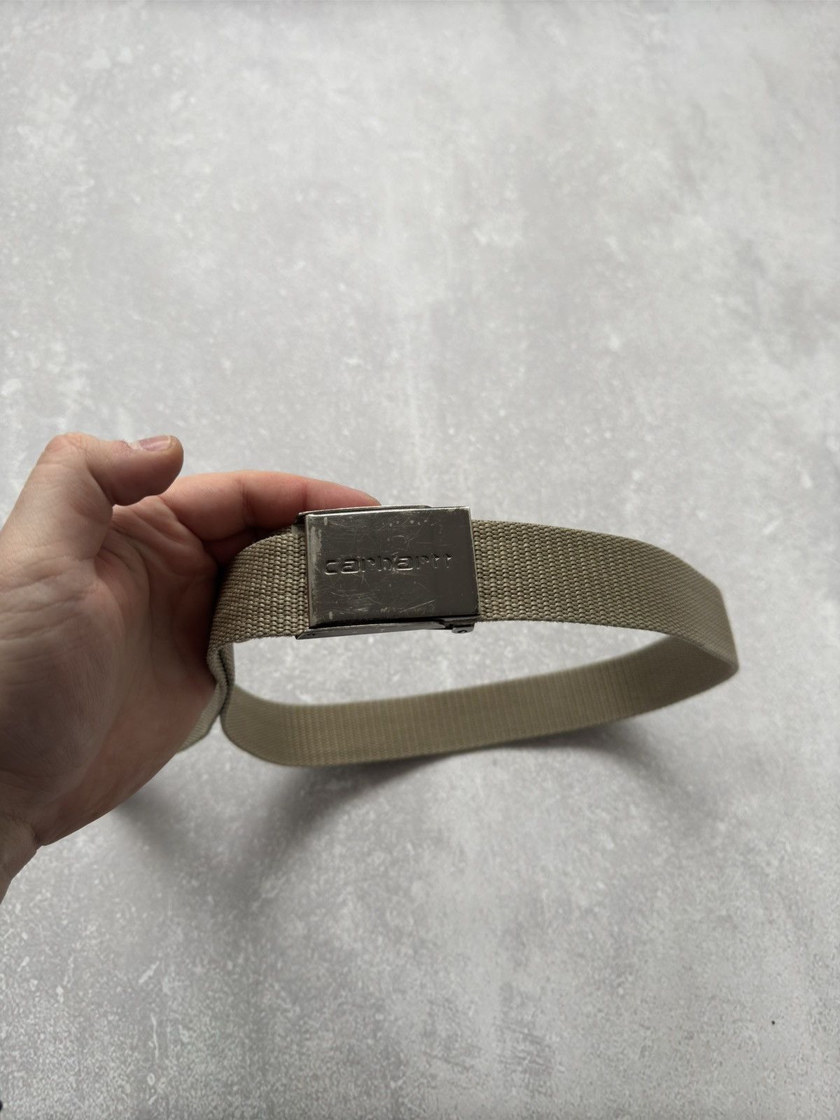 Carhartt × Vintage Vintage Carhartt Metal Belt Y2K Skategang Size ONE SIZE - 4 Thumbnail