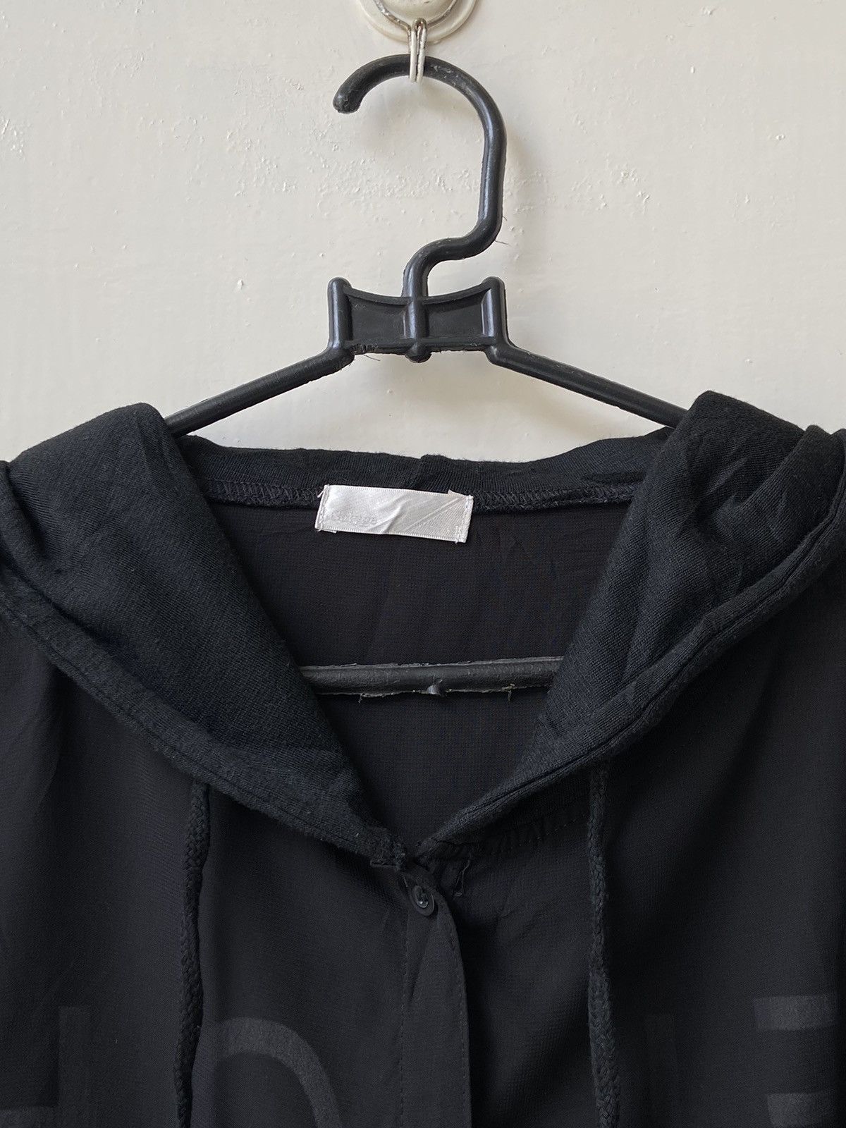 Designer × Japanese Brand GALYGE Black Mesh Hoodie/Shirt Size US XL / EU 56 / 4 - 13 Thumbnail