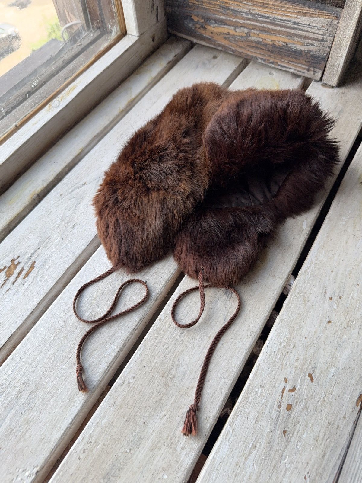 Hysteric Glamour × Japanese Brand × Vintage Vintage Real Fur Mohair Fuzzy Ushanka Y2K Opium Hype Rare OS Size ONE SIZE - 3 Thumbnail