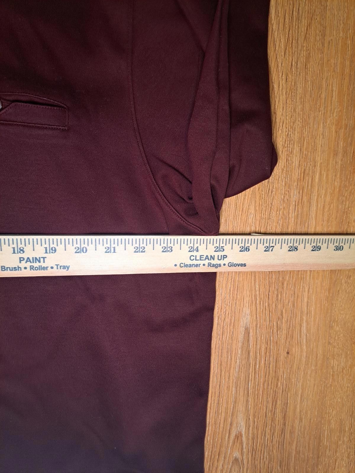 Hart Schaffner Marx Hart Schaffner Marx Quarter Zip Sweater XL Maroon Cotton Size US XL / EU 56 / 4 - 6 Thumbnail