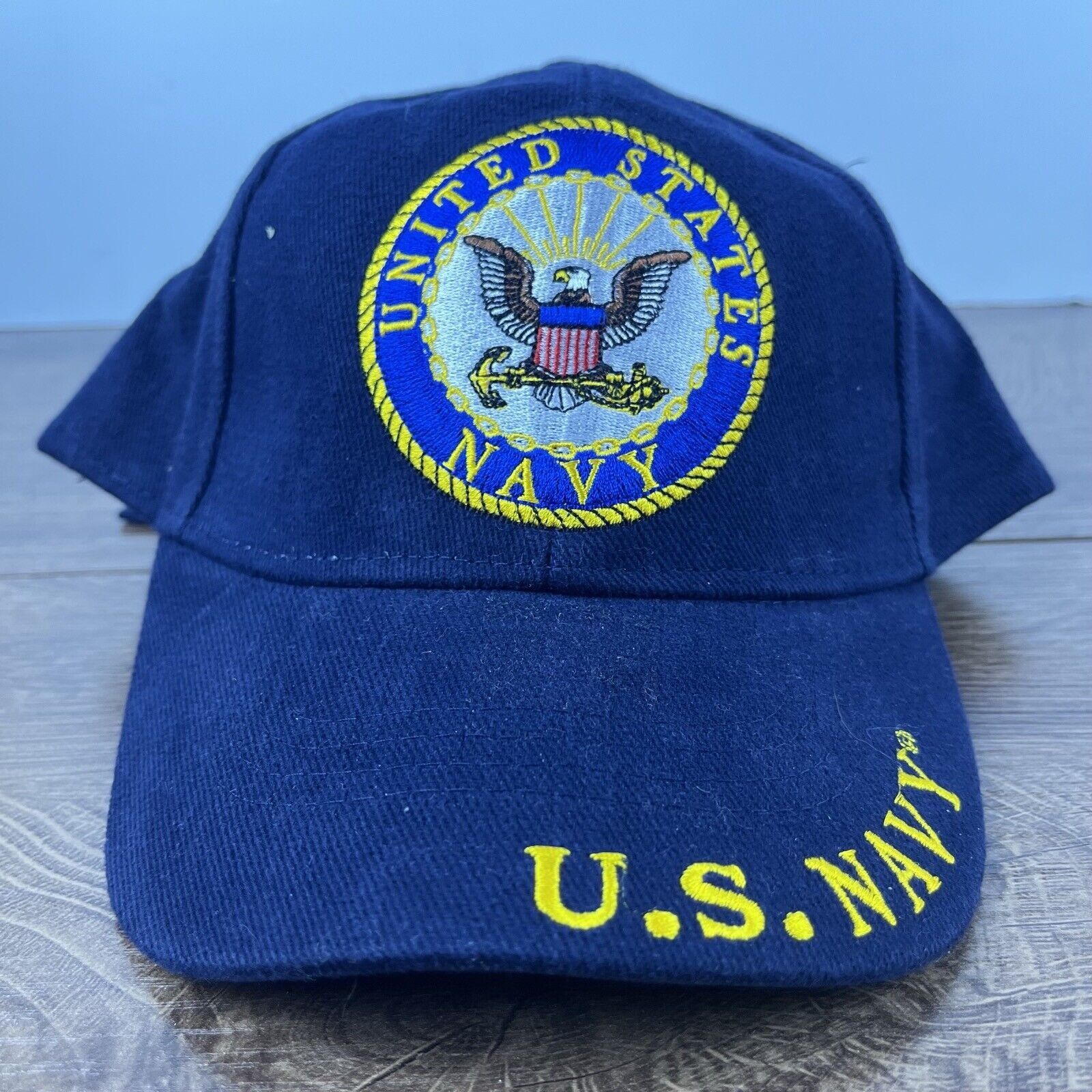 Other US Navy Hat United States Navy Hat Blue Cap Adjustable Blue Size ONE SIZE - 1 Thumbnail