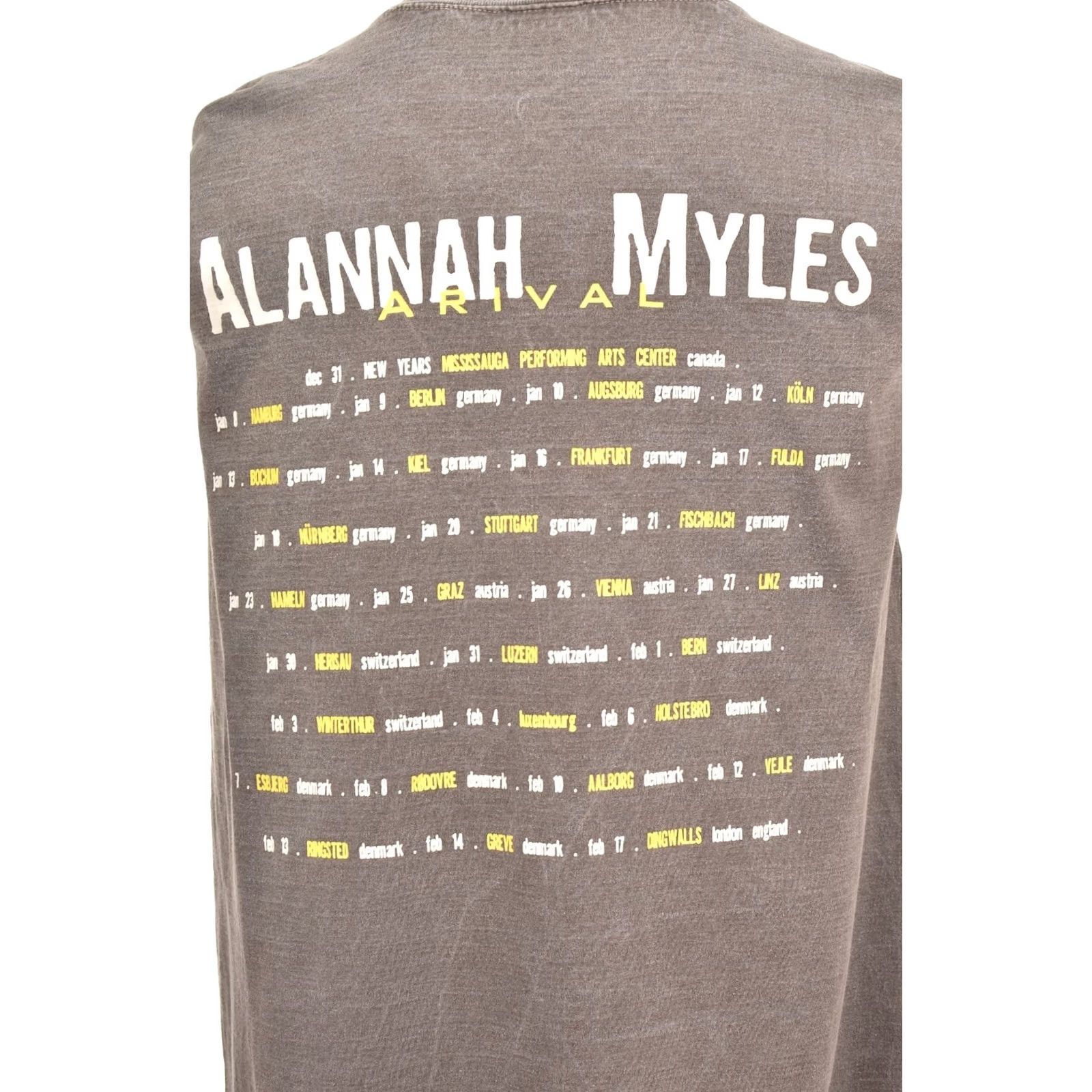 Vintage VINTAGE Swag T-Shirt Arival 90s Alannah Myles Gray Size L Mens Size US L / EU 52-54 / 3 - 5 Thumbnail