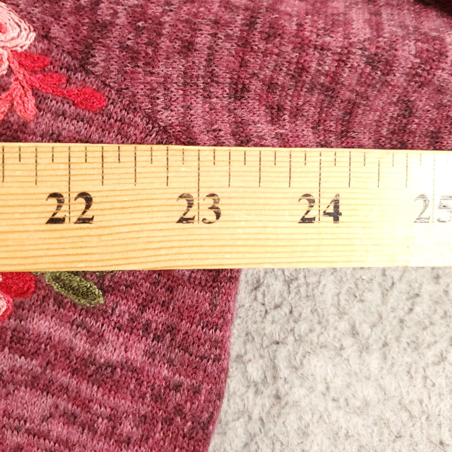 Vintage Figueroa & Flower Blouse Shirt Womens 2X Red Floral Embroidered Tie Front Boho Size XXL / US 16-18 / IT 52-54 - 4 Thumbnail