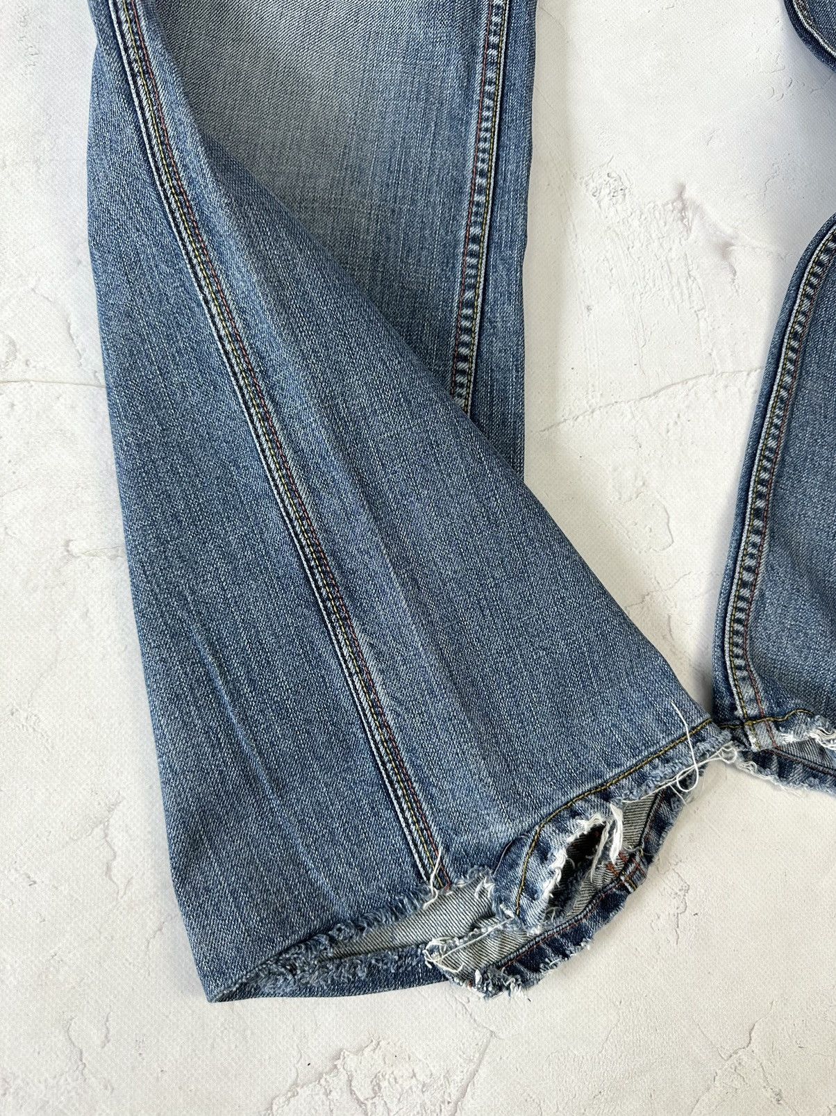 Diesel × If Six Was Nine × Vintage Vintage Diesel Distressed Blue Jeans Size US 33 - 3 Thumbnail