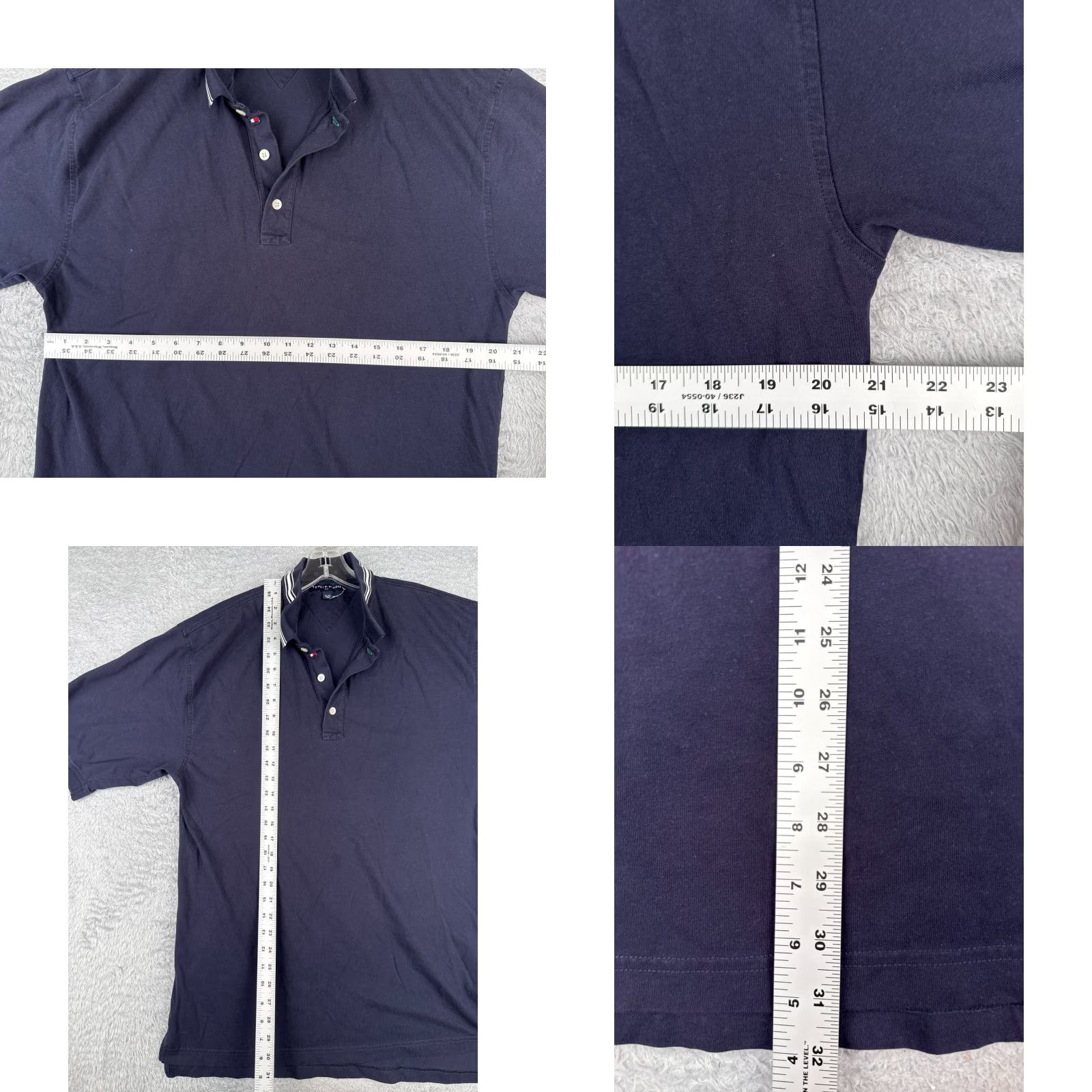 Tommy Hilfiger Tommy Hilfiger Golf Polo Shirt Adult XL Blue 100% Cotton Short Sleeve Activewear Mens Size US XL / EU 56 / 4 - 8 Thumbnail