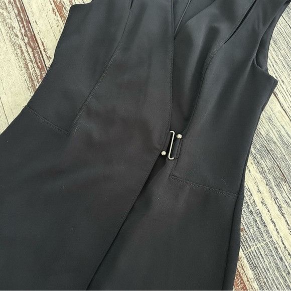 DKNY DKNY Navy Blue Wrap Dress Size S / US 4 / IT 40 - 3 Thumbnail