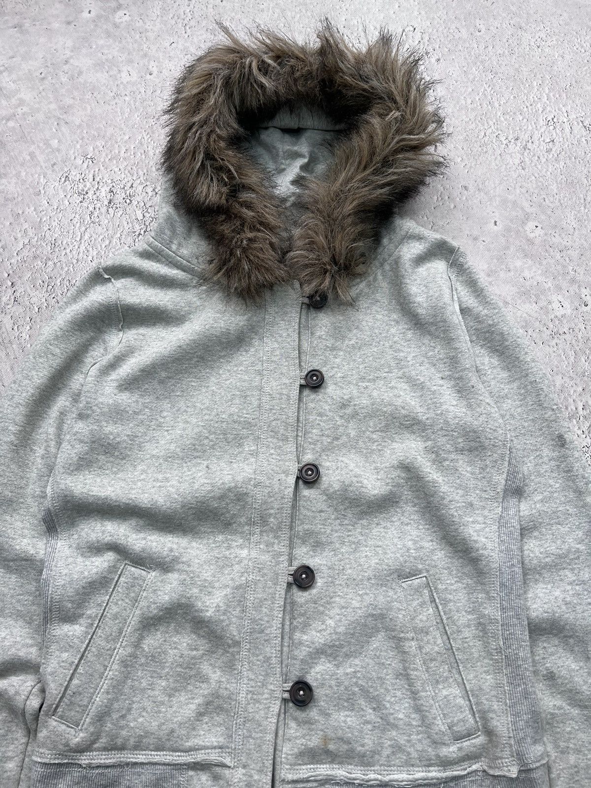 Hysteric Glamour × If Six Was Nine 2000s Avant Garde If Six Was Nine Style Jacket fur Hood 90s Size US S / EU 44-46 / 1 - 3 Thumbnail