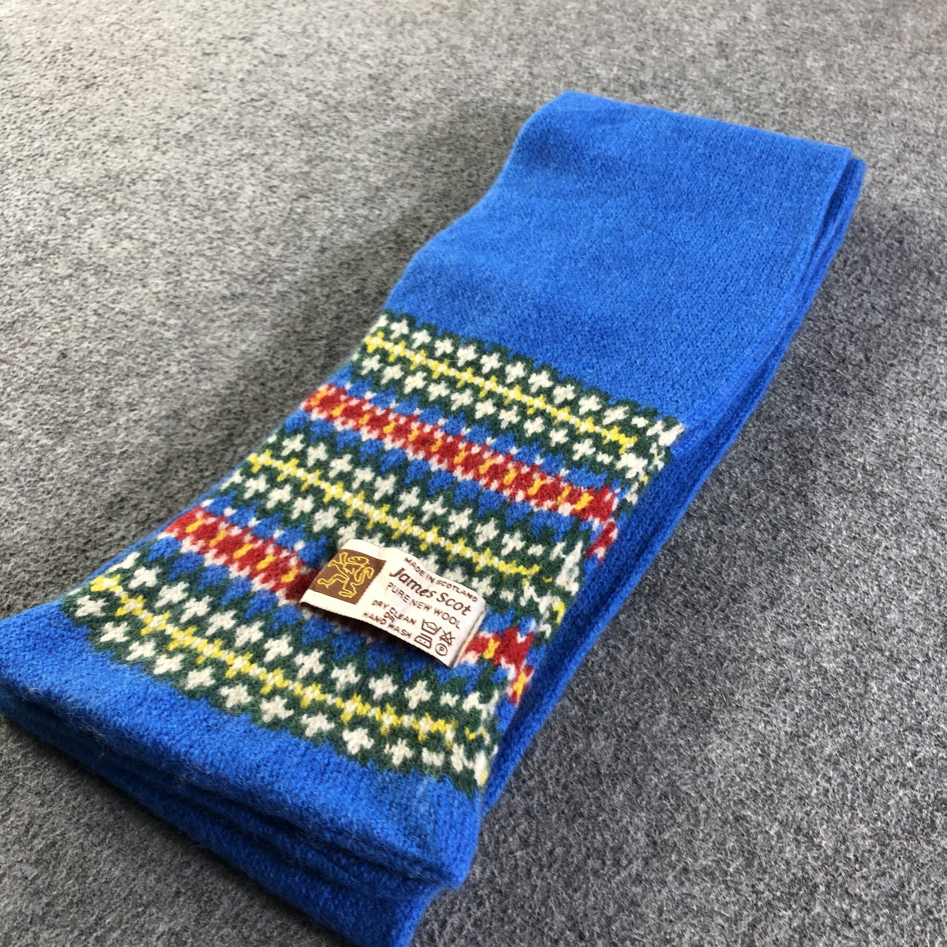 Vintage James Scot Scarf / Muffler / Neckwear P118 Size ONE SIZE - 3 Thumbnail