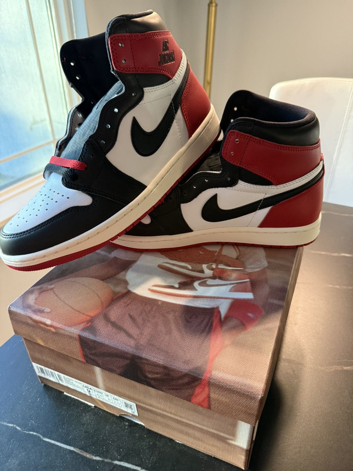Jordan 1 Retro Black Toe Reimagined
