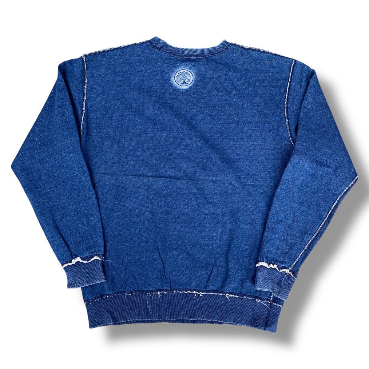 Japanese Brand × Vintage Vintage 90s Indigo Eternal Japan Concept Sweatshirt. #E7 Size US L / EU 52-54 / 3 - 4 Thumbnail