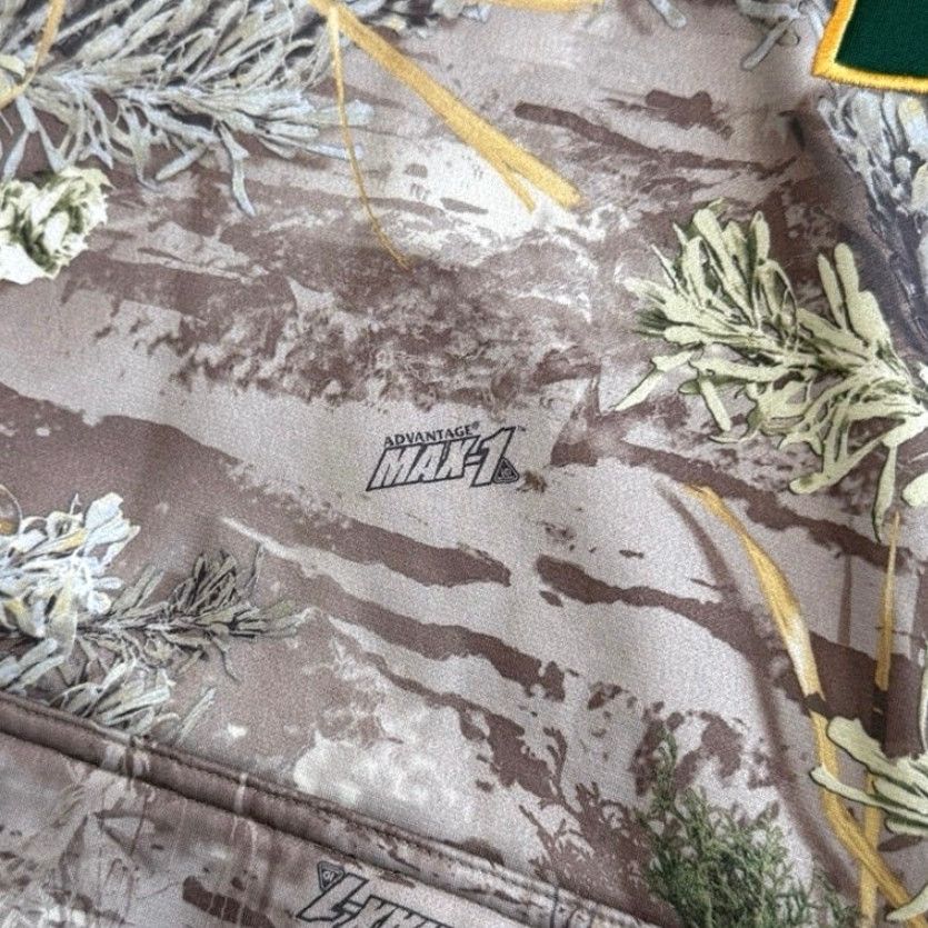 Under Armour VINTAGE Under Armour Mens Hoodie Camouflage Camouflage Pattern Pullover Drawstring Regular M Brown Short Sleeves? Size US M / EU 48-50 / 2 - 4 Thumbnail