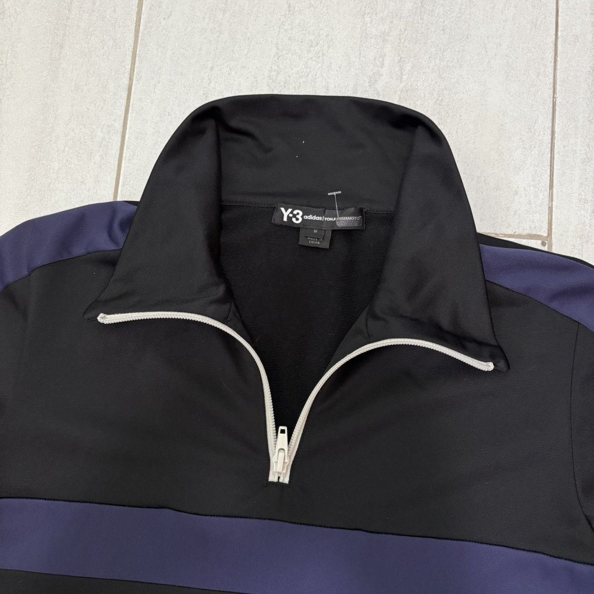Y-3 Y-3 Adidas x Yohji Yamamoto FIREBIRD Black & Purple 1/2 Zip Size US M / EU 48-50 / 2 - 6 Thumbnail