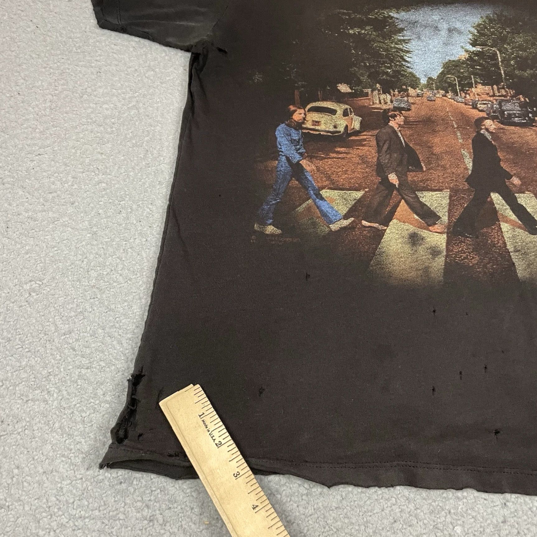 Thrasher The Beatles T Shirt Adult Large Black Abbey Road Distressed Y2k Thrashed Faded L Size US L / EU 52-54 / 3 - 5 Thumbnail
