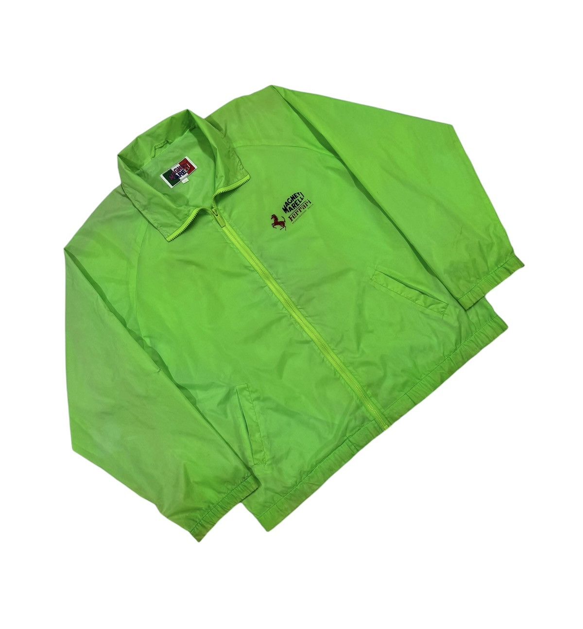 Ferrari × Sports Specialties × Vintage Vtg🔥Magneti Marreli Neon Green Sponsorizzata Dalla jacket Size US L / EU 52-54 / 3 - 3 Thumbnail