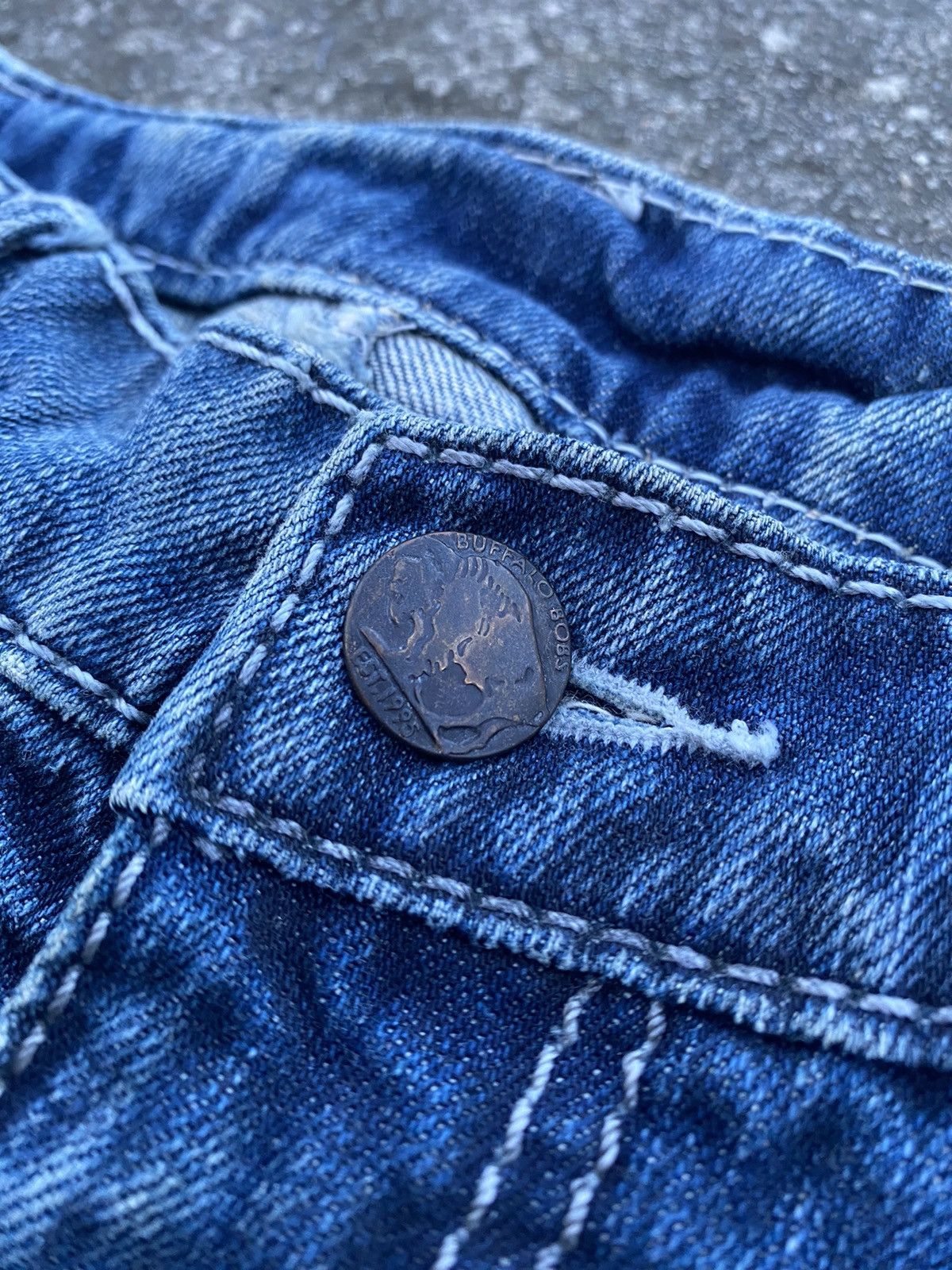 Buffalo Bobs Johnny Wolf Clawmark Curve Bootcut Denim