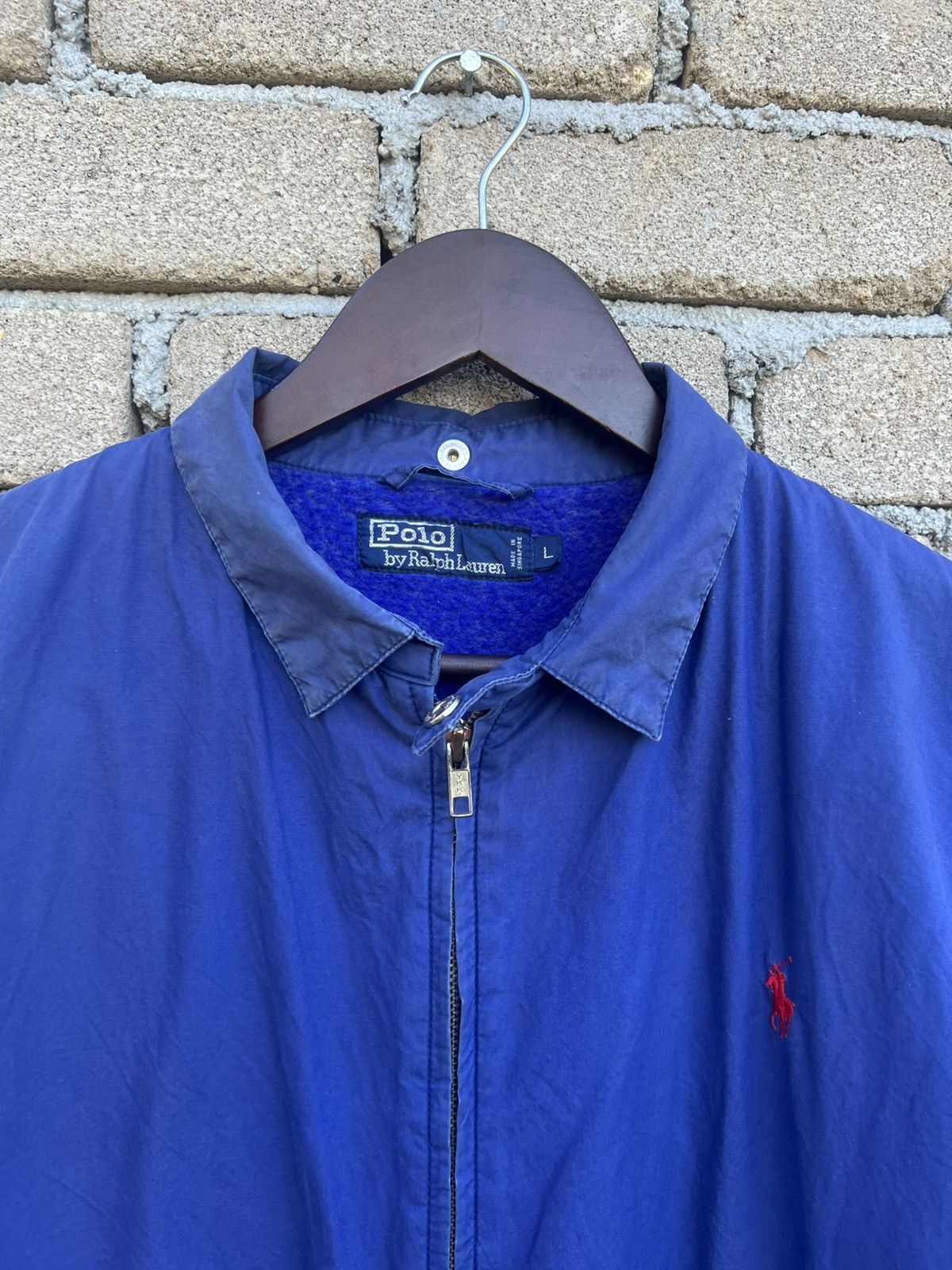 Polo Ralph Lauren Polo Ralph Lauren Zipper Jacket Distressed Size US L / EU 52-54 / 3 - 6 Thumbnail