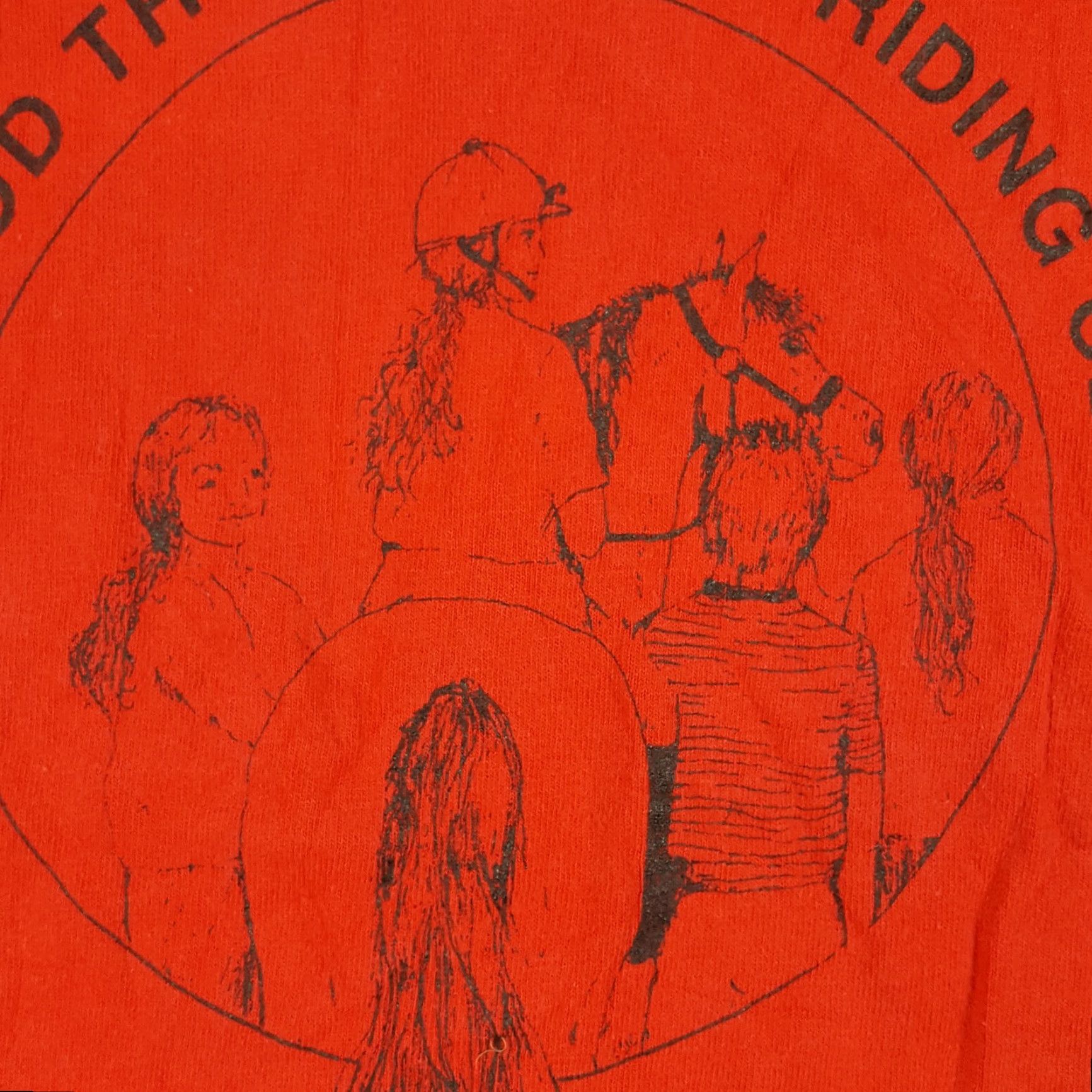 Fruit Of The Loom VINTAGE Therapeutic Horse Riding Clinic T Shirt Main Brand: Fruit of the Loom Shirt Adult XL Red 90s Equestrian USA Made Mens Size US XL / EU 56 / 4 - 4 Thumbnail