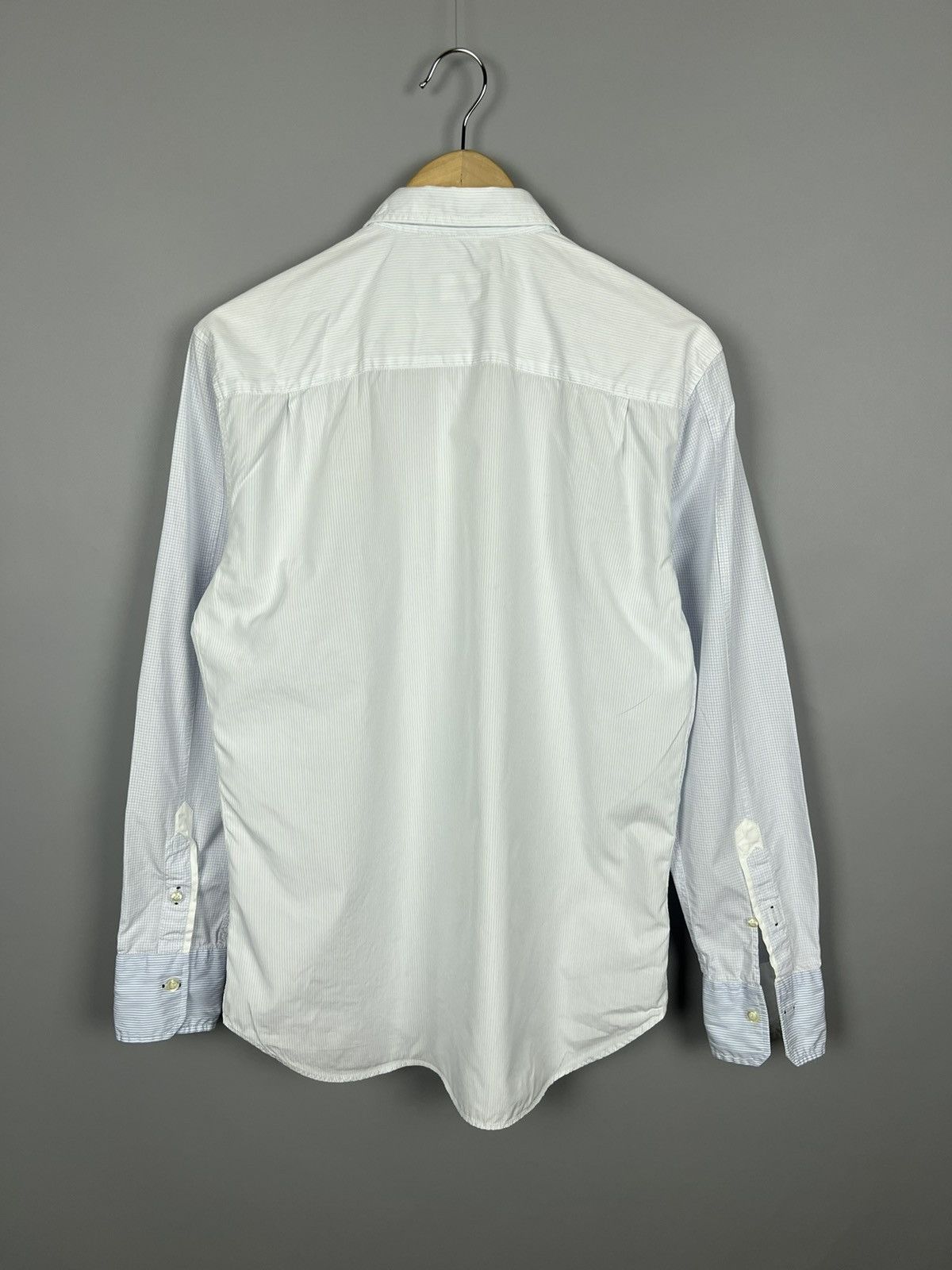 Emporio Armani Emporio Armani striped checkered Cotton Shirt button up Size US M / EU 48-50 / 2 - 6 Thumbnail