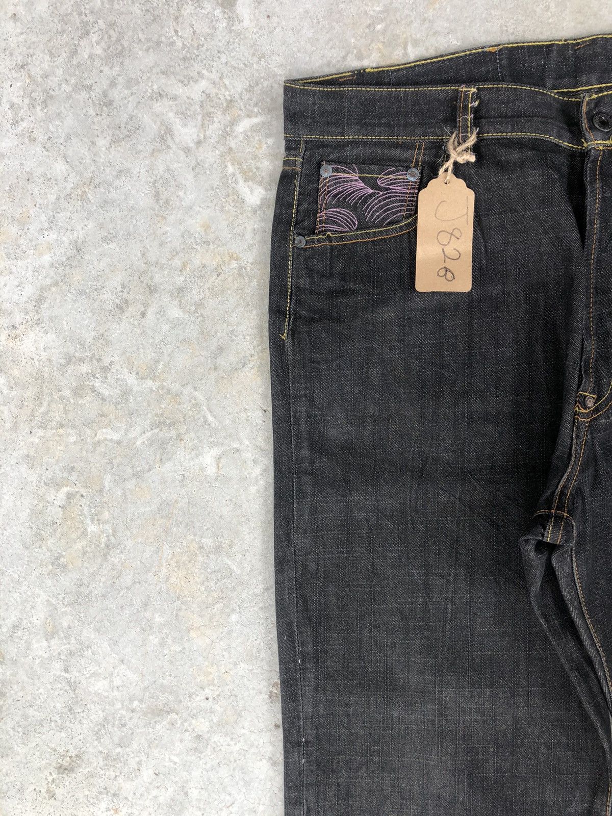 RMC Jeans Red Monkey Company Embroidered Jeans Distressed Size US 36 / EU 52 - 4 Thumbnail