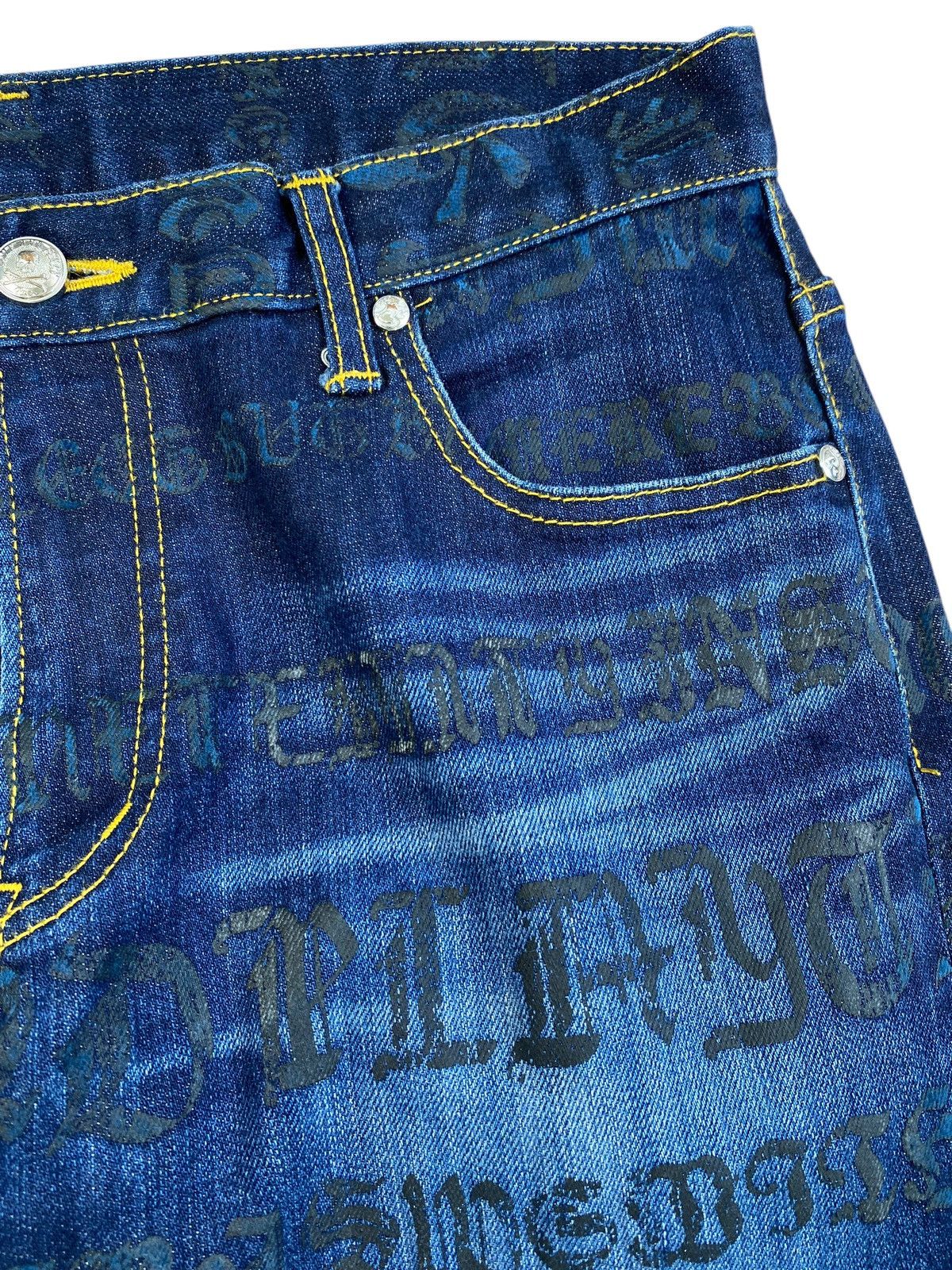 Japanese Brand Roen for men Script Regular Fit Denim Size US 32 / EU 48 - 7 Thumbnail