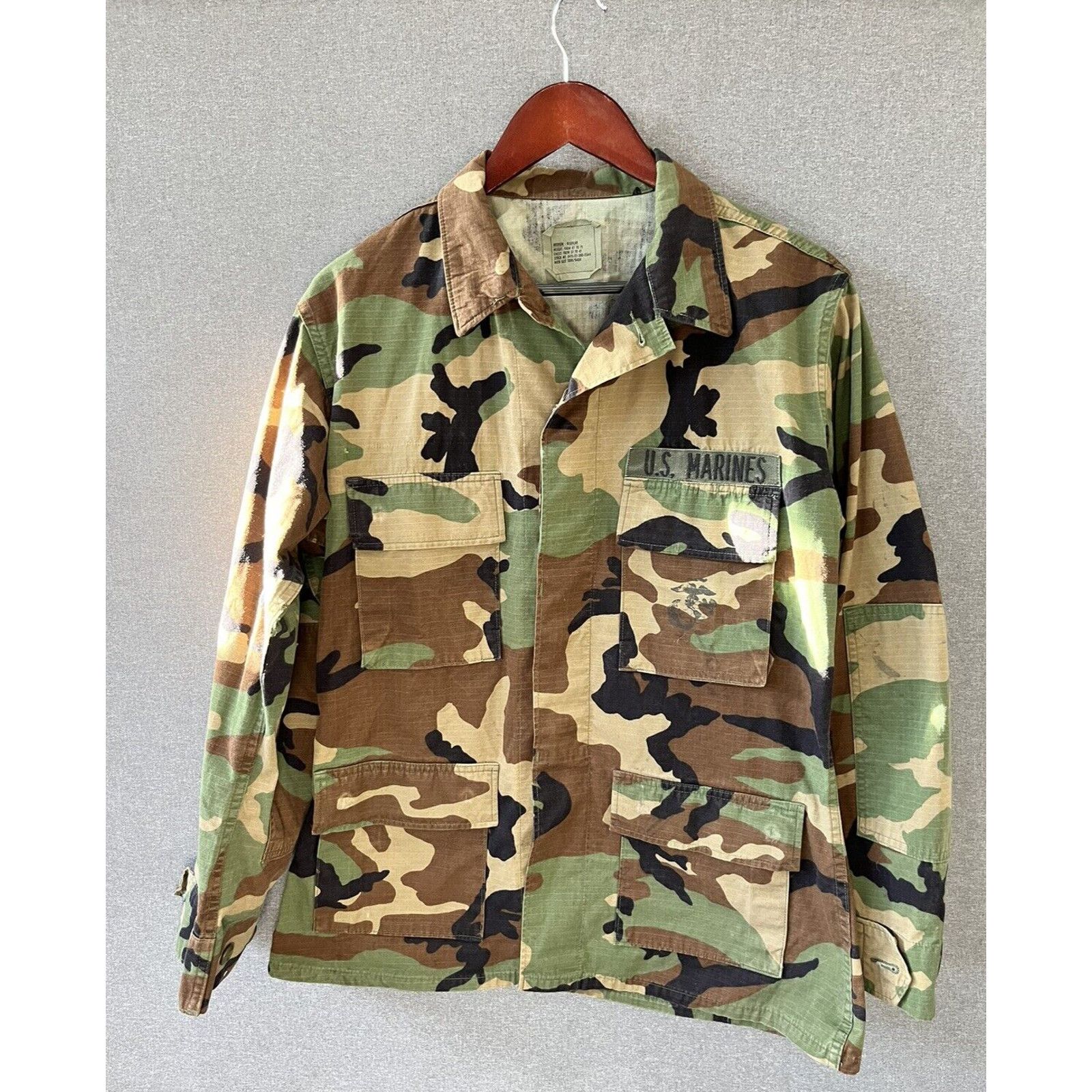 Other RAMBO COMBAT JACKET JUNGLE CAMO M REG COAT US ARMY MARINES Size US M / EU 48-50 / 2 - 1 Thumbnail