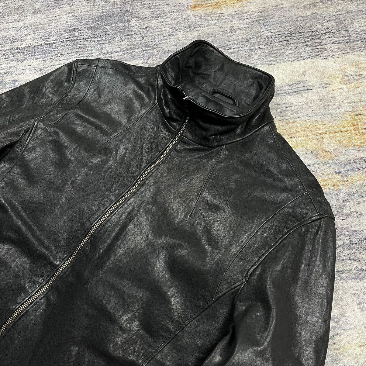 ジャケット・アウター JACKROSE HORSE OIL LEATHER ZIP BLOUSON Jackrose riders leather jacket double zipper