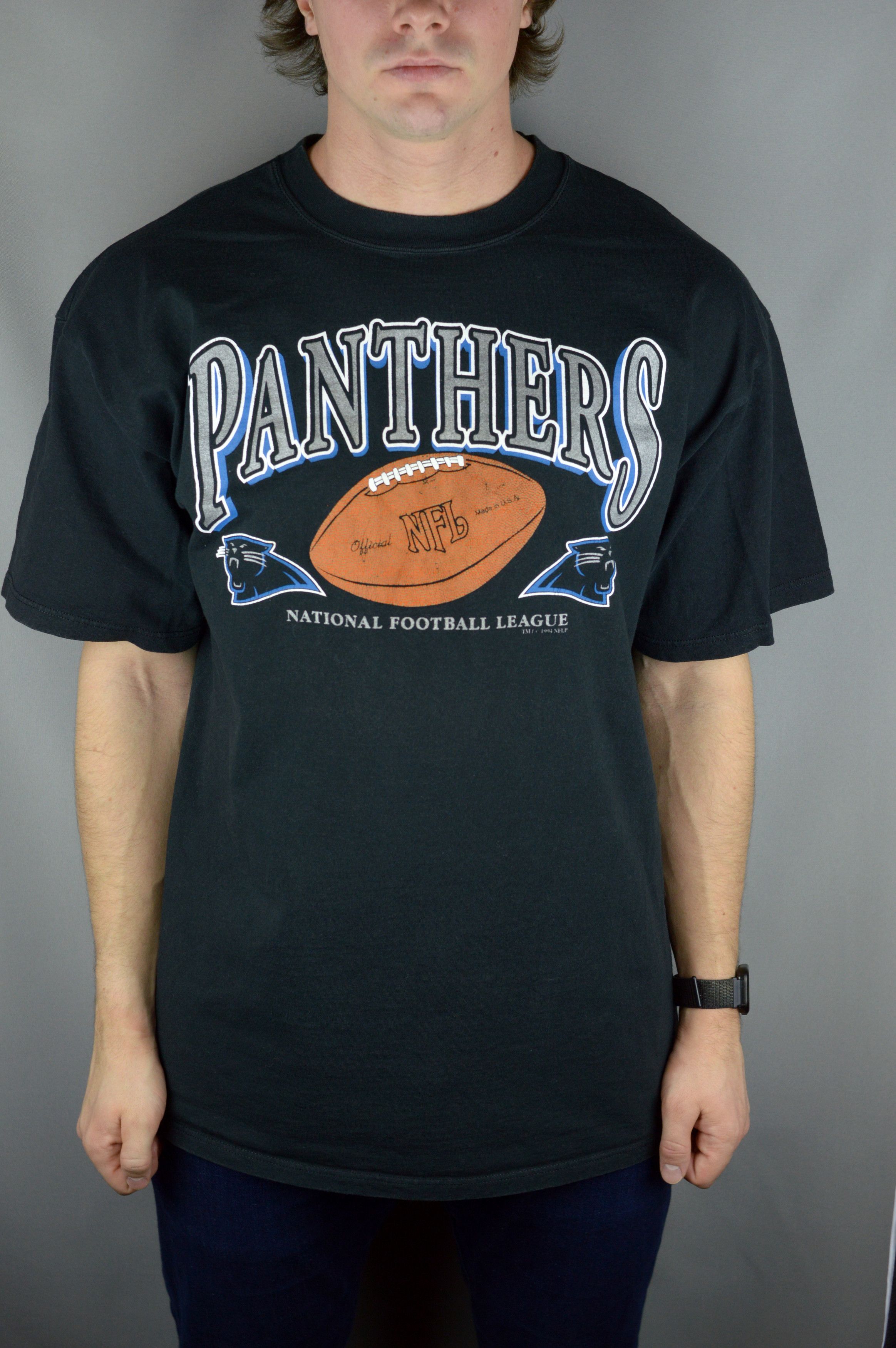 Vintage Vintage Panthers 1994 t shirt Size US XXL / EU 58 / 5 - 1 Thumbnail