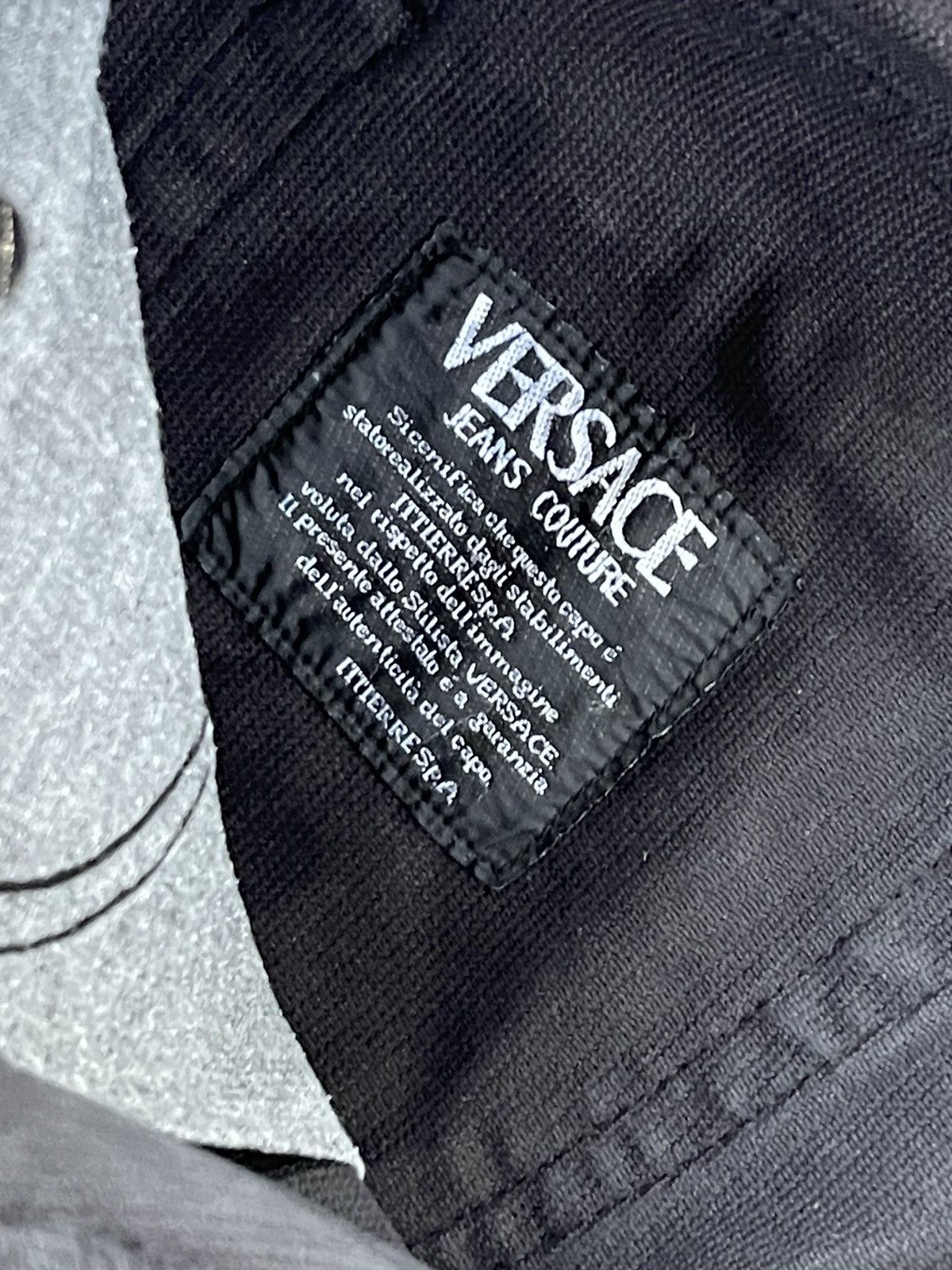Versace Versace Jeans Couture High Rise Corduroy Black Denim Pants Size US 32 / EU 48 - 20 Thumbnail