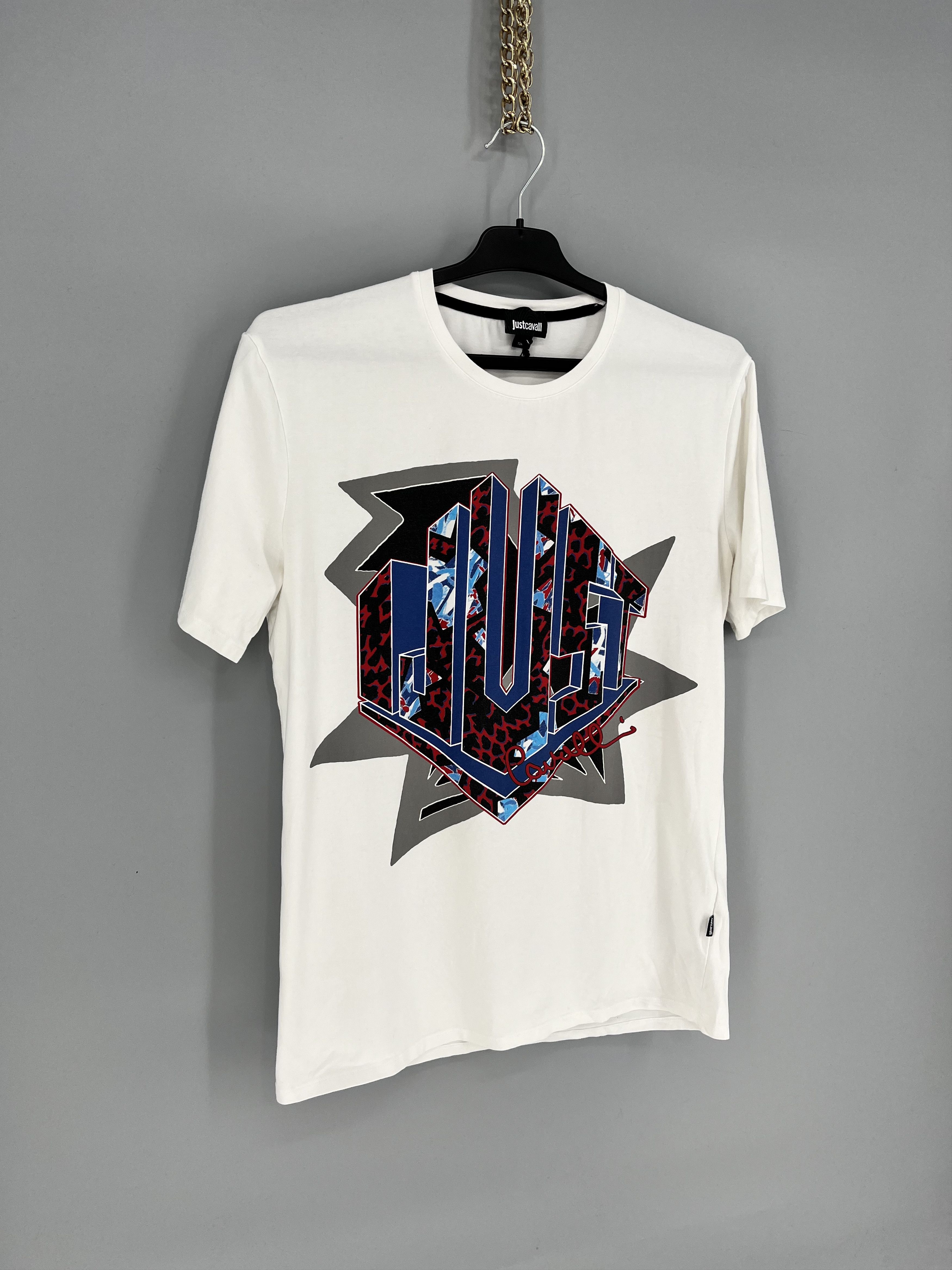 Just Cavalli Just Cavalli T-Shirt Short Sleeve Luxury Streetwear Size L Size US L / EU 52-54 / 3 - 2 Thumbnail