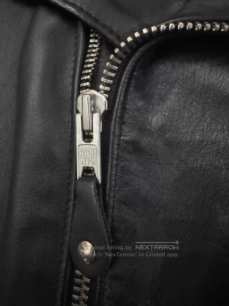Schott 613 Classic Biker Jacket Size US XL / EU 56 / 4 - 3 Thumbnail