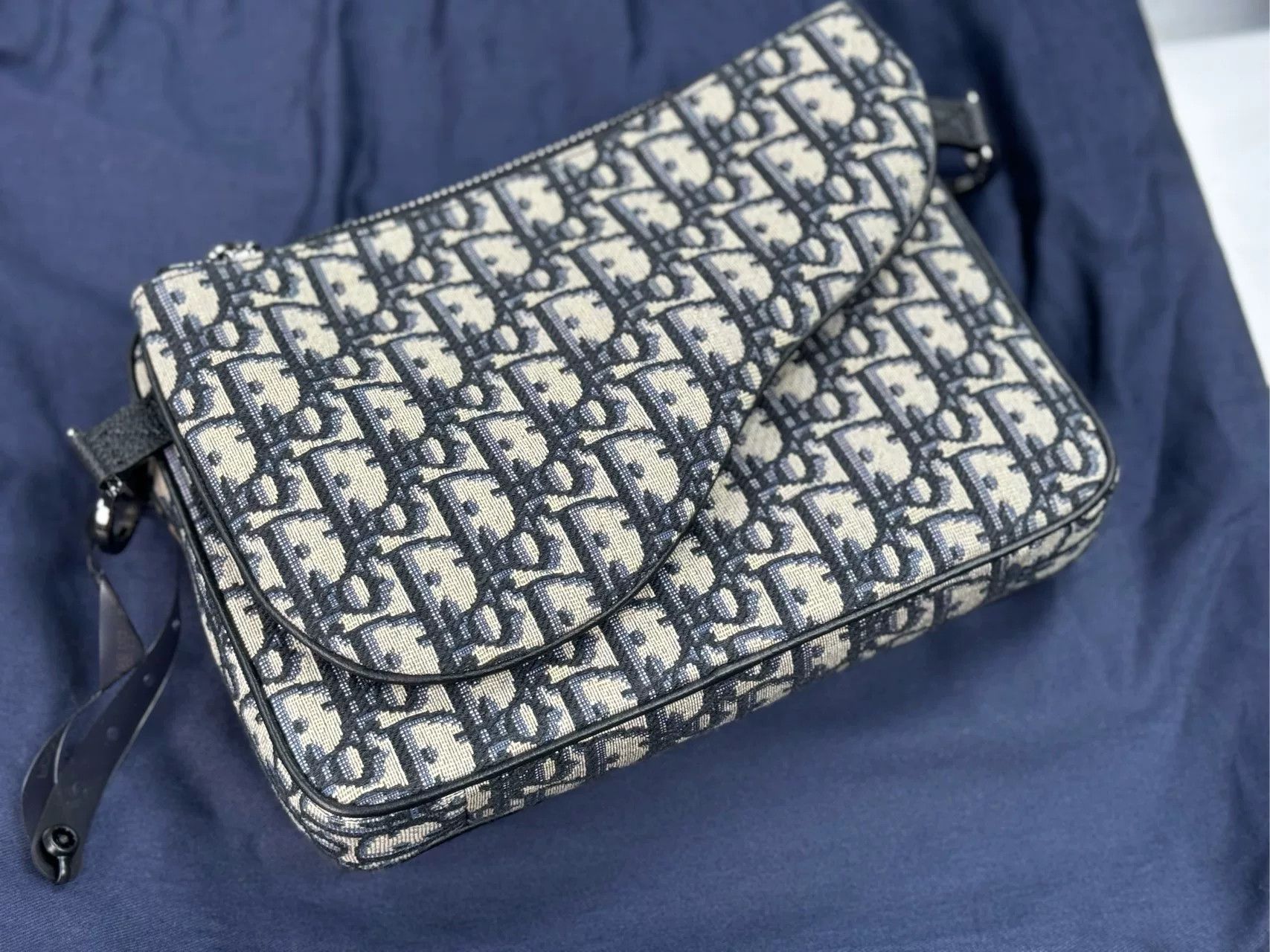 Dior Dior Monogram Print Triple Compartment Shoulder Bag Size ONE SIZE - 1 Thumbnail